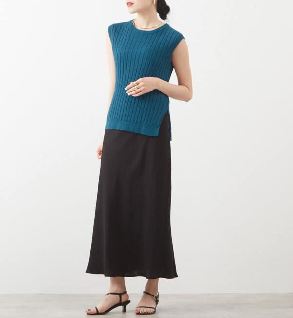 Liesse「コットンモールタンクトップ」|ニット・セーター|