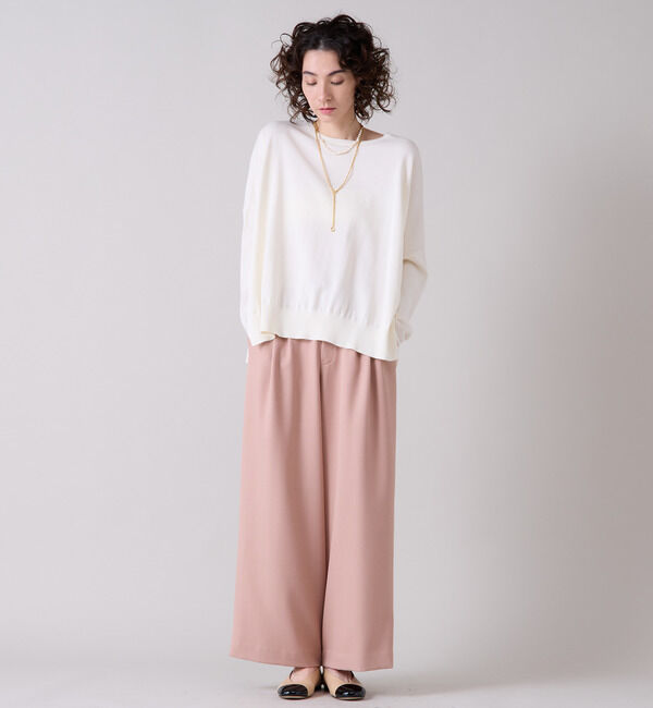 Liesse「ワイドニットプルオーバー」|ニット・セーター|