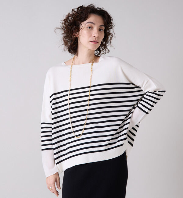 Liesse「ワイドニットプルオーバー」|ニット・セーター|