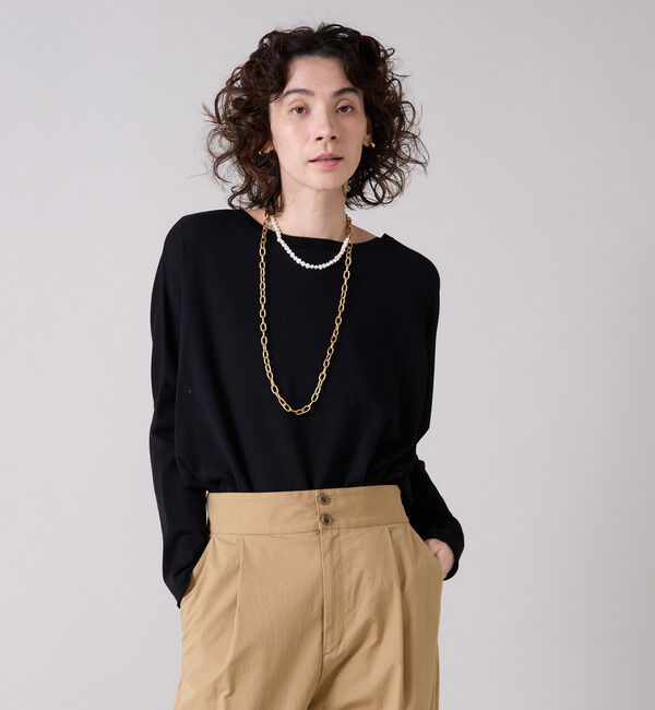 Liesse「ワイドニットプルオーバー」|ニット・セーター|