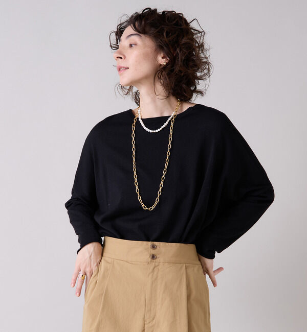 Liesse「ワイドニットプルオーバー」|ニット・セーター|