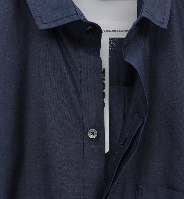 Liesse「【TICCA/ティッカ】テント半袖シャツワンピース(TBES-016)」|ワンピース|