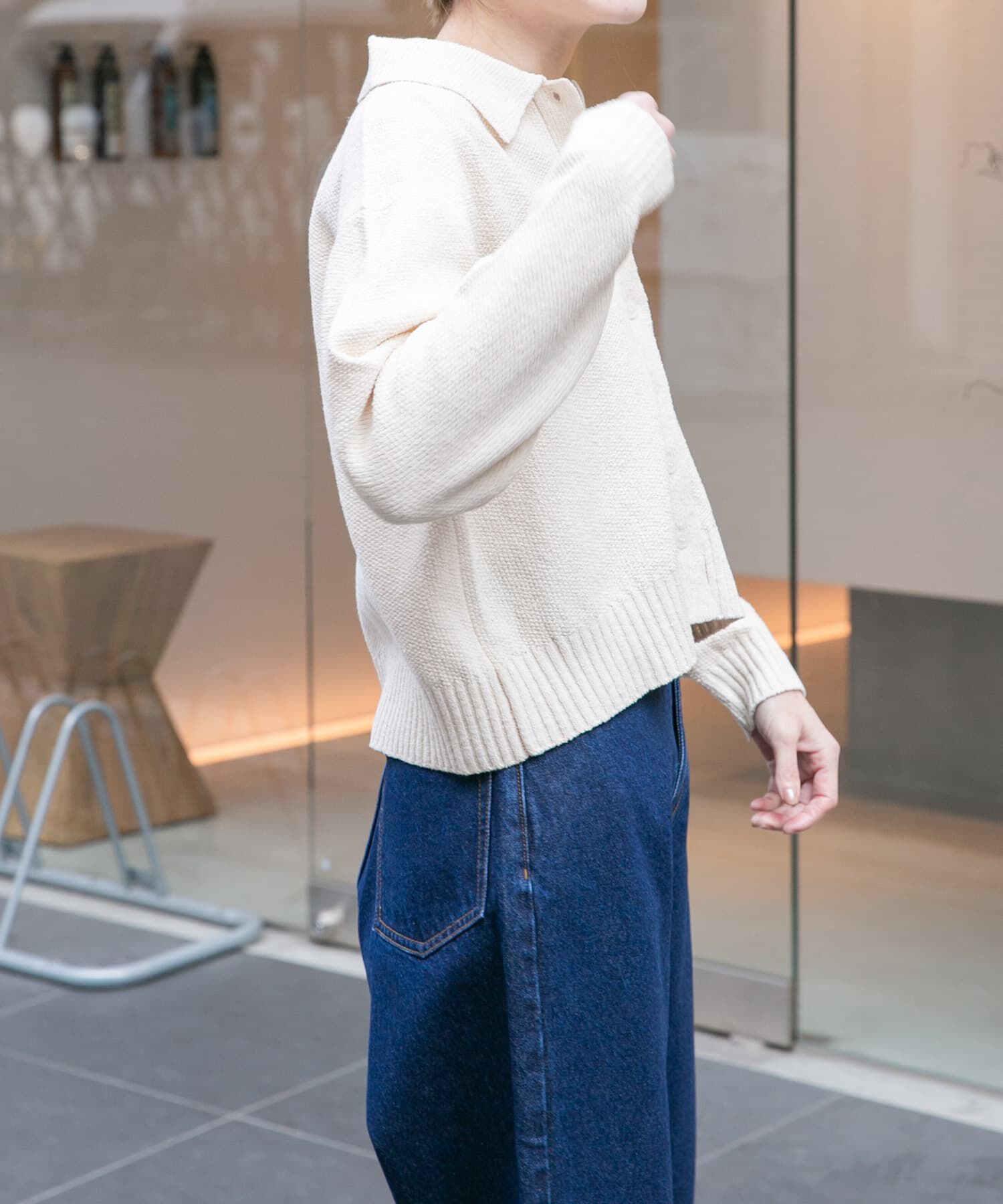 URBAN RESEARCH DOORS「カノコニットカーディガン」|カーディガン|