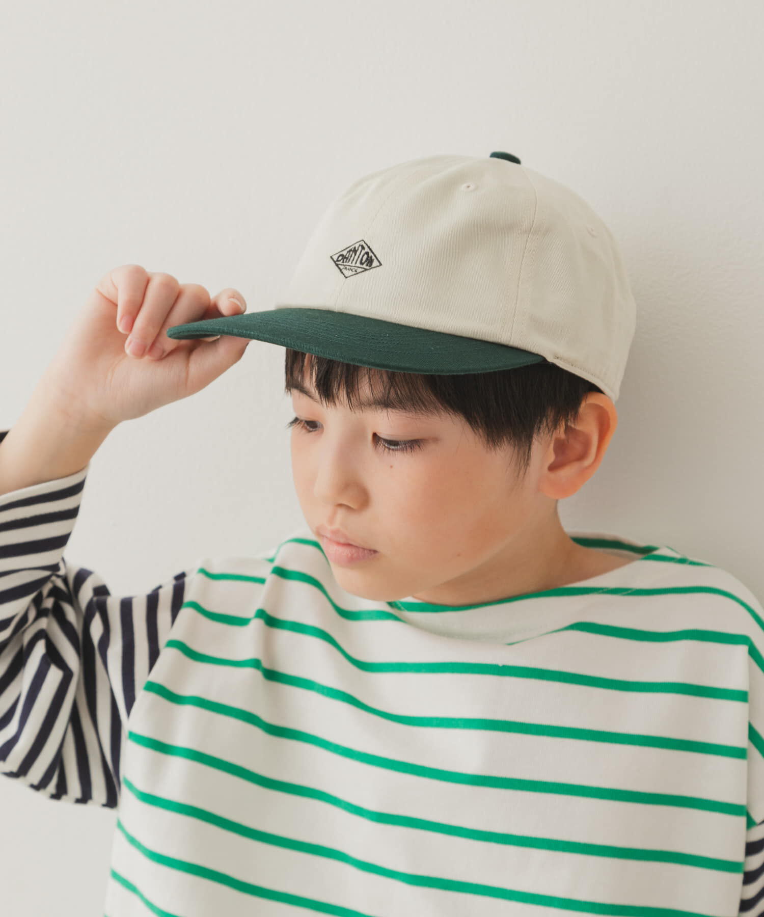 URBAN RESEARCH DOORS「DANTON　KIDS 6PANEL2TONE CAP」|その他|グリーン系その他