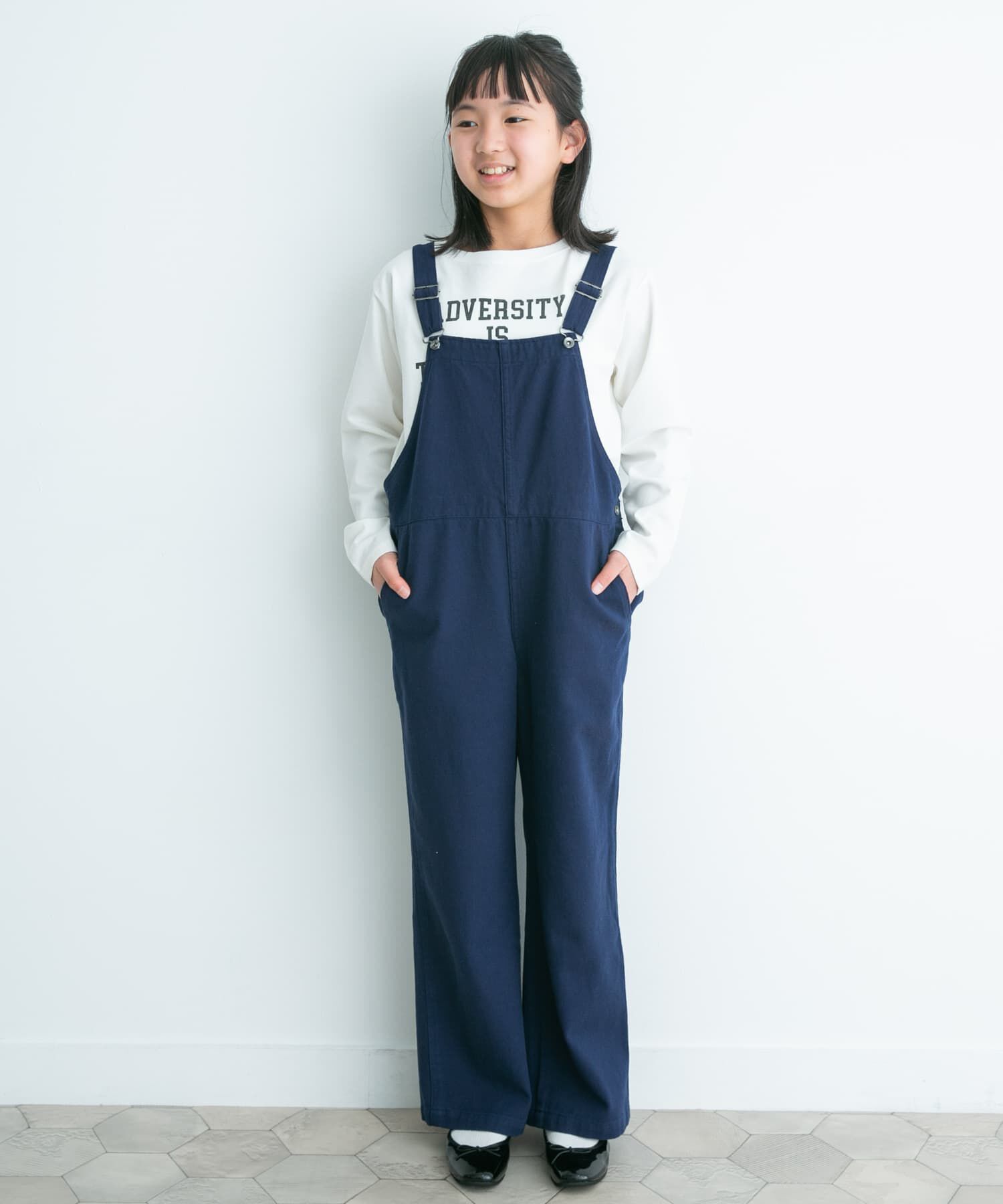 URBAN RESEARCH DOORS「『親子リンク』オーガニックコットンロゴロングTシャツ(KIDS)」|その他|