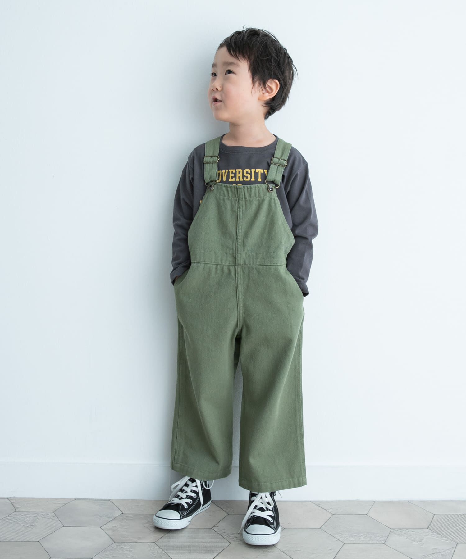 URBAN RESEARCH DOORS「『親子リンク』オーガニックコットンロゴロングTシャツ(KIDS)」|その他|