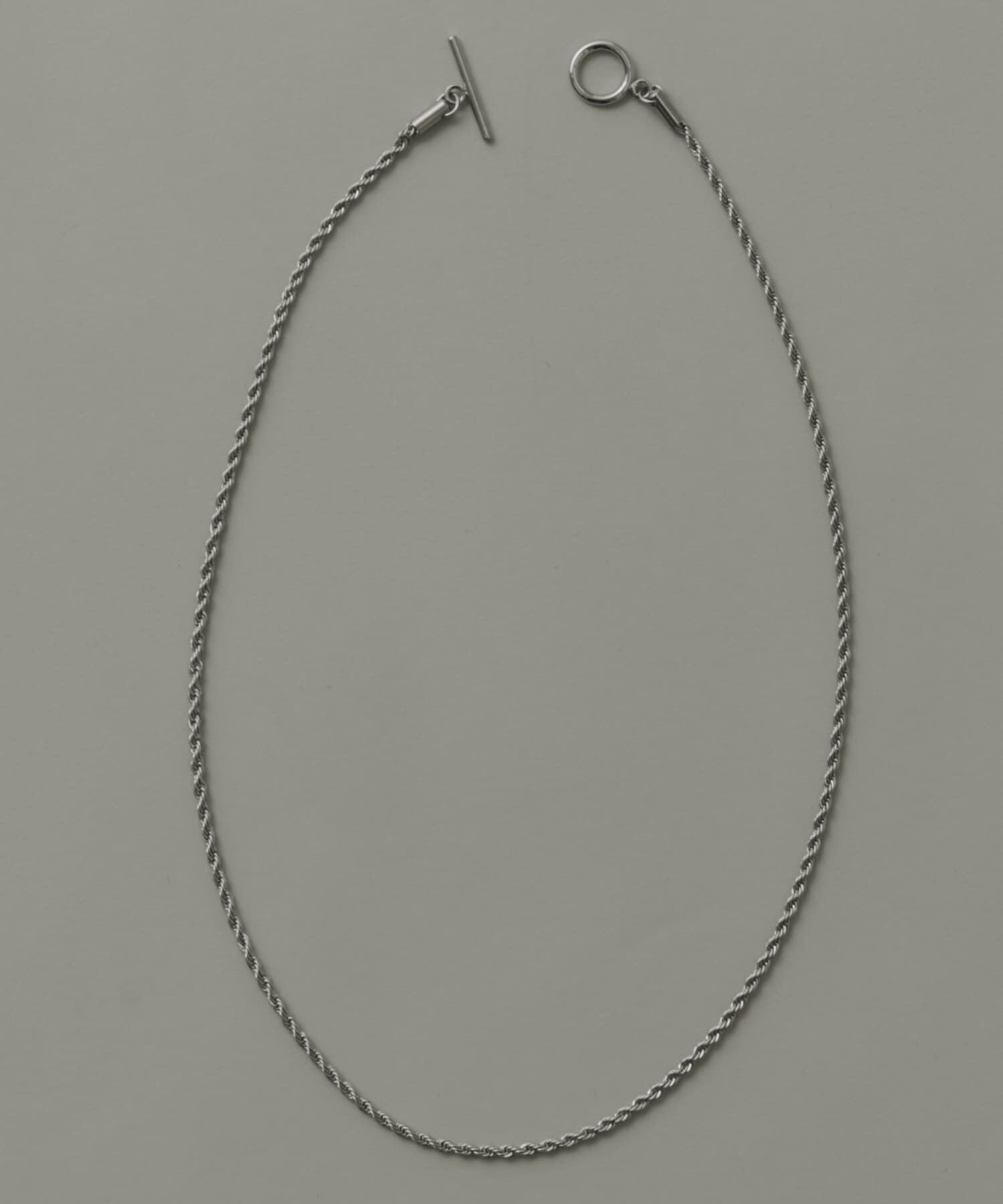 SMELLY「ステンレスツイストチェーンネックレス」|ネックレス|シルバー