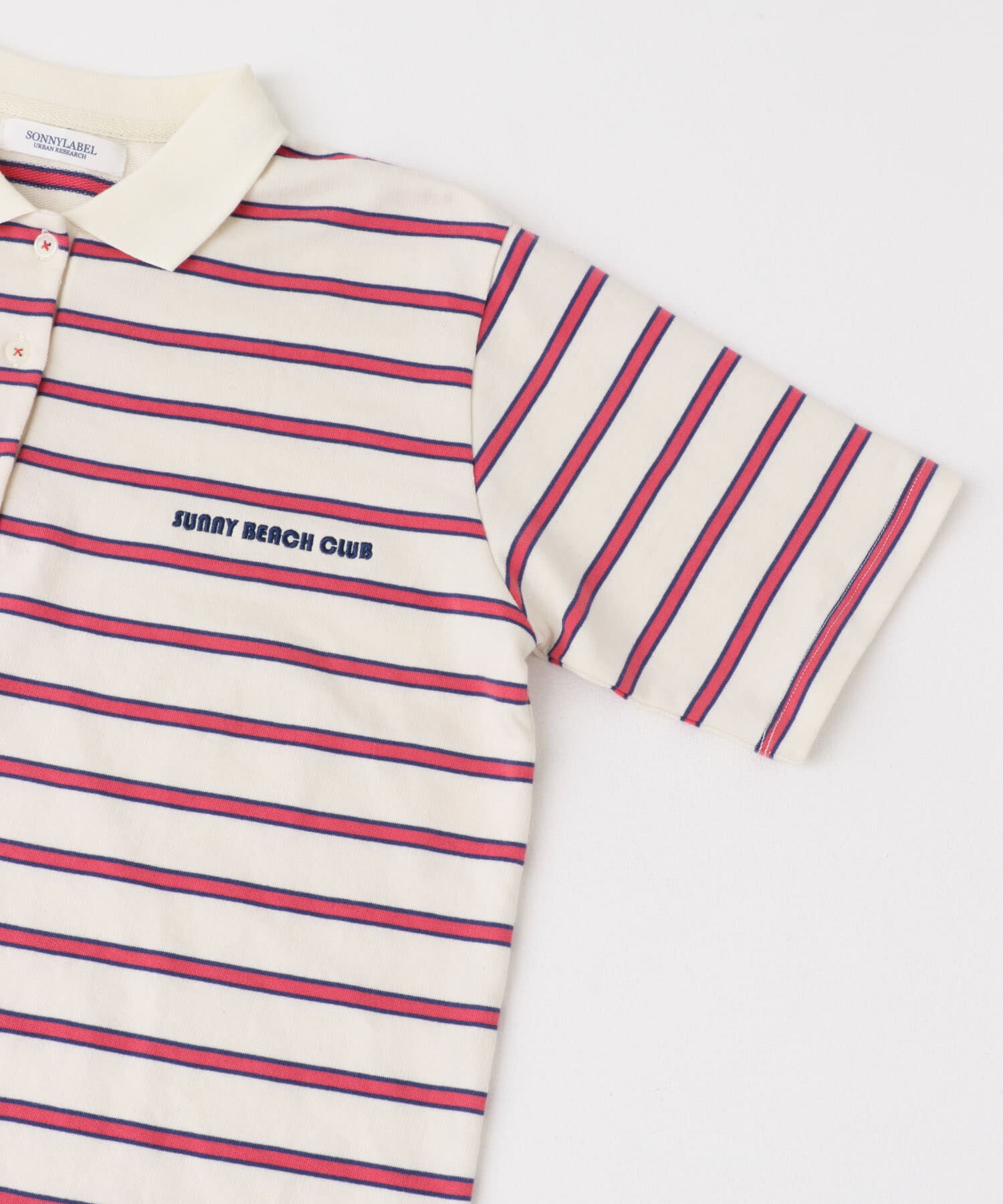 Sonny Label 「メッセージボーダーポロシャツ」|ポロシャツ|