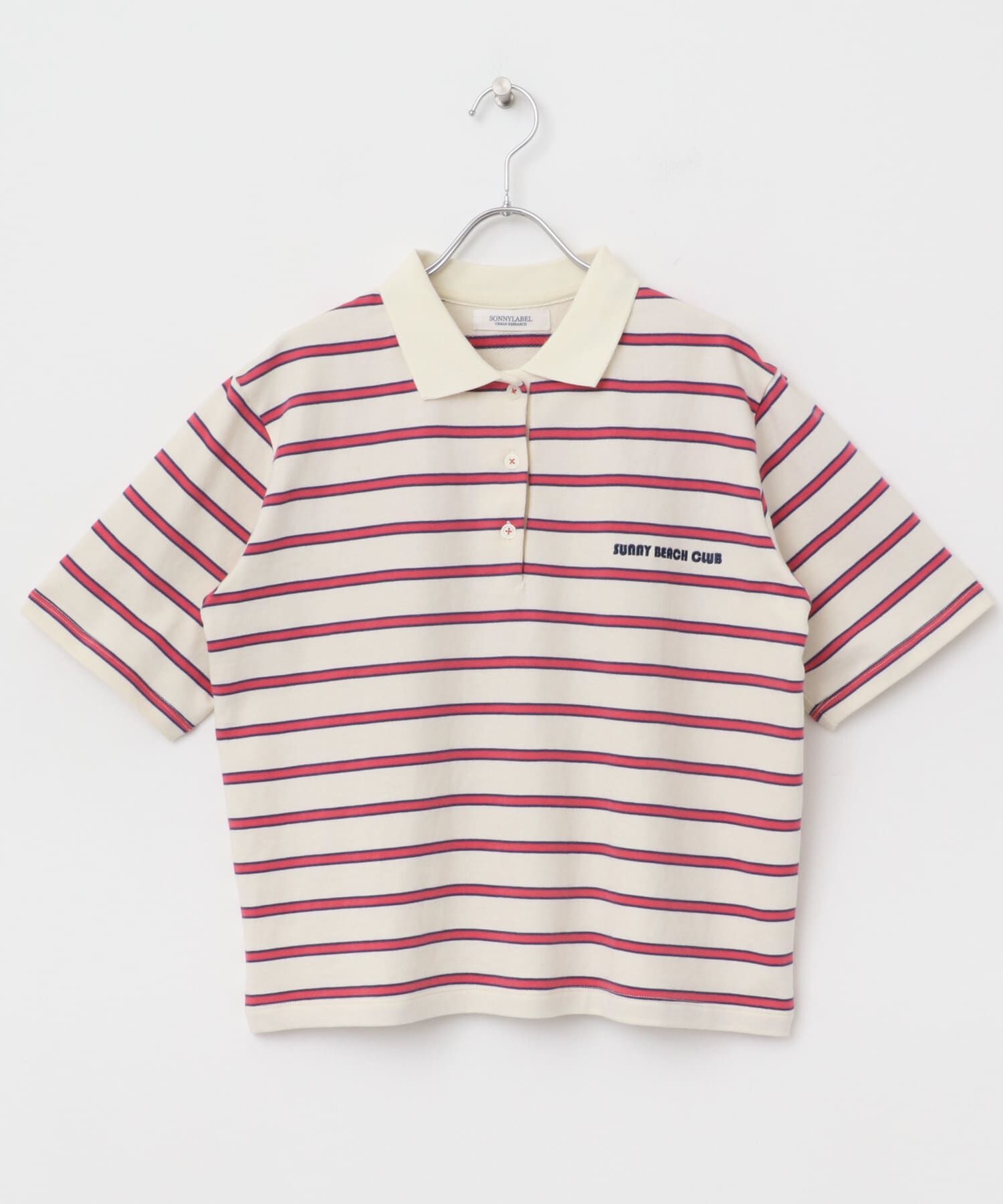 Sonny Label 「メッセージボーダーポロシャツ」|ポロシャツ|