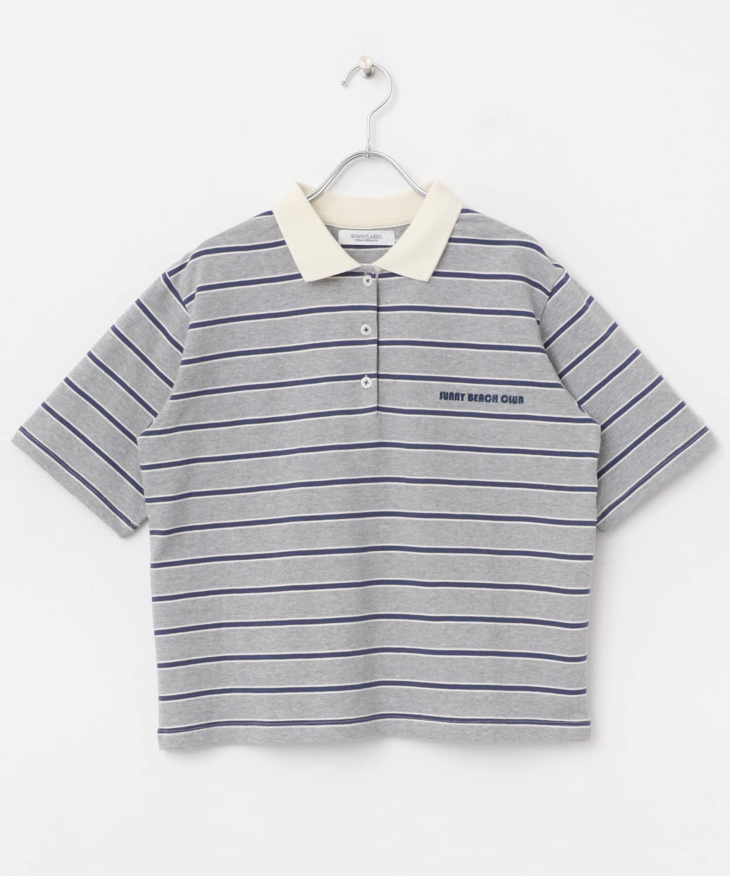 Sonny Label 「メッセージボーダーポロシャツ」|ポロシャツ|