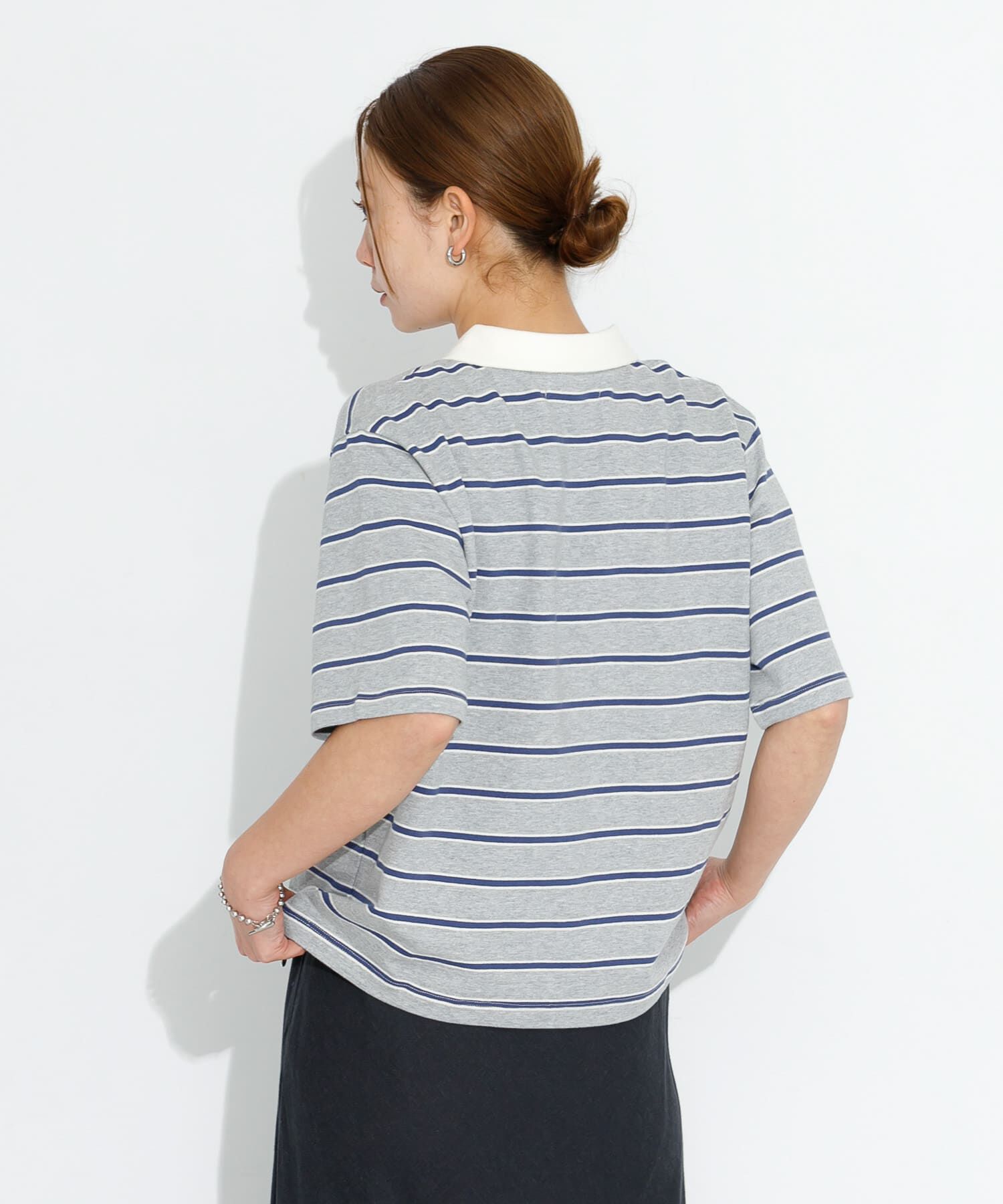 Sonny Label 「メッセージボーダーポロシャツ」|ポロシャツ|