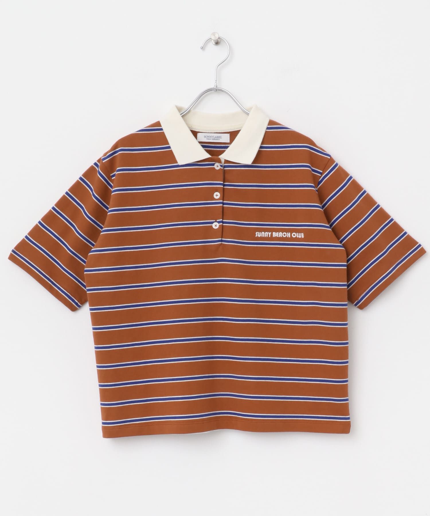 Sonny Label 「メッセージボーダーポロシャツ」|ポロシャツ|