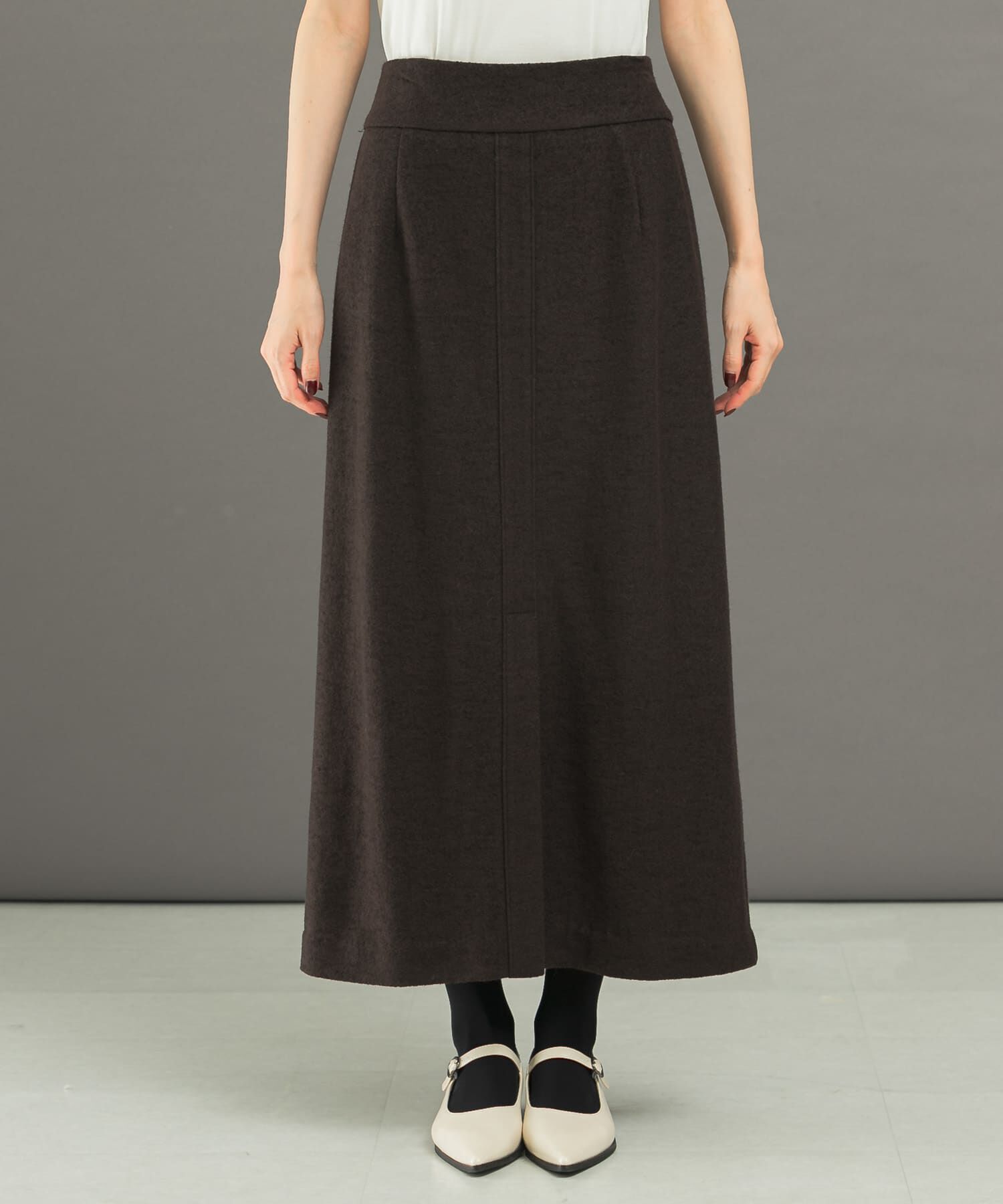 URBAN RESEARCH ROSSO「ウール混ブークレストレートスカート」|スカート|