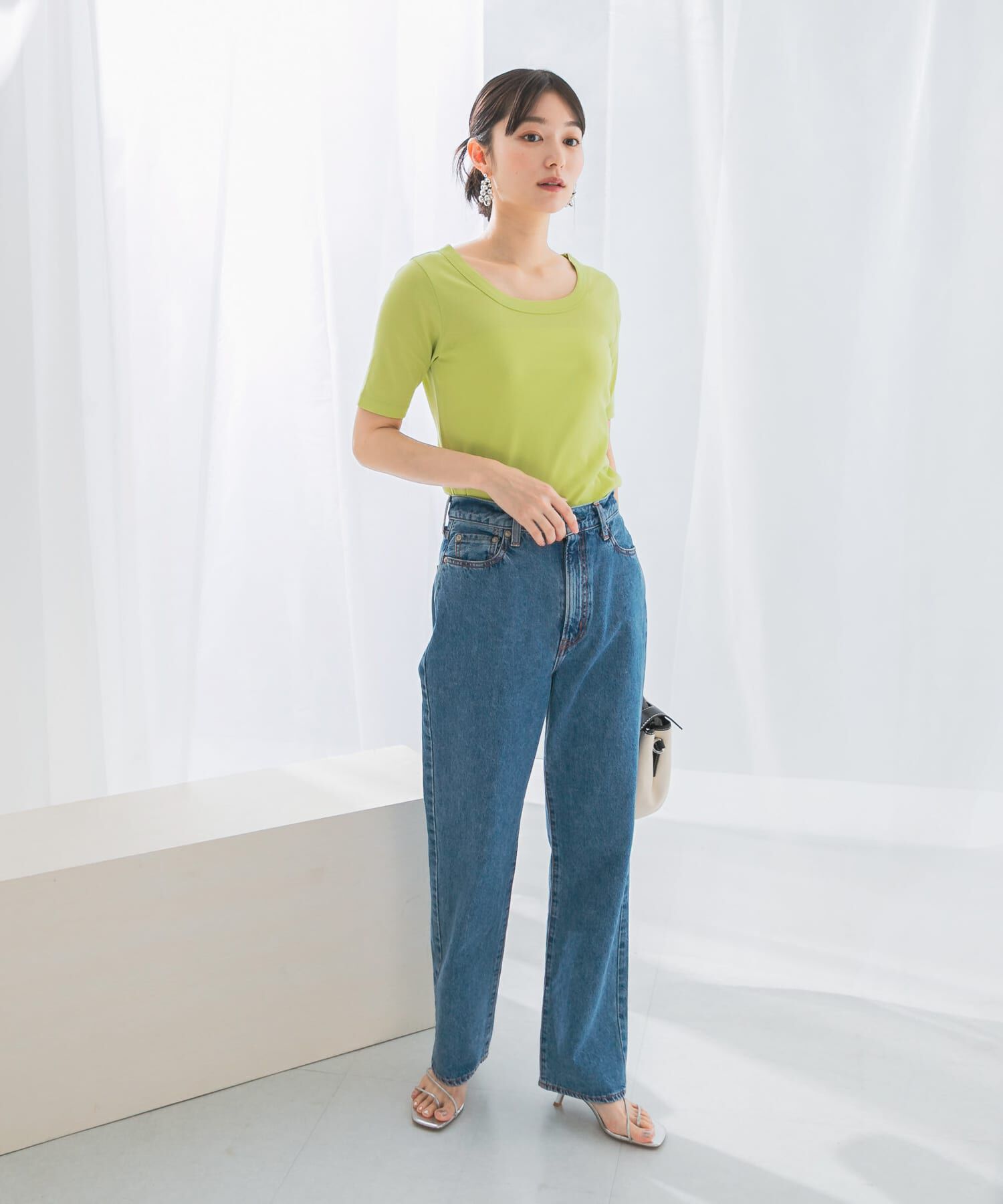 URBAN RESEARCH ROSSO「接触冷感強撚コットン2WAYカットソー」|Tシャツ・カットソー|