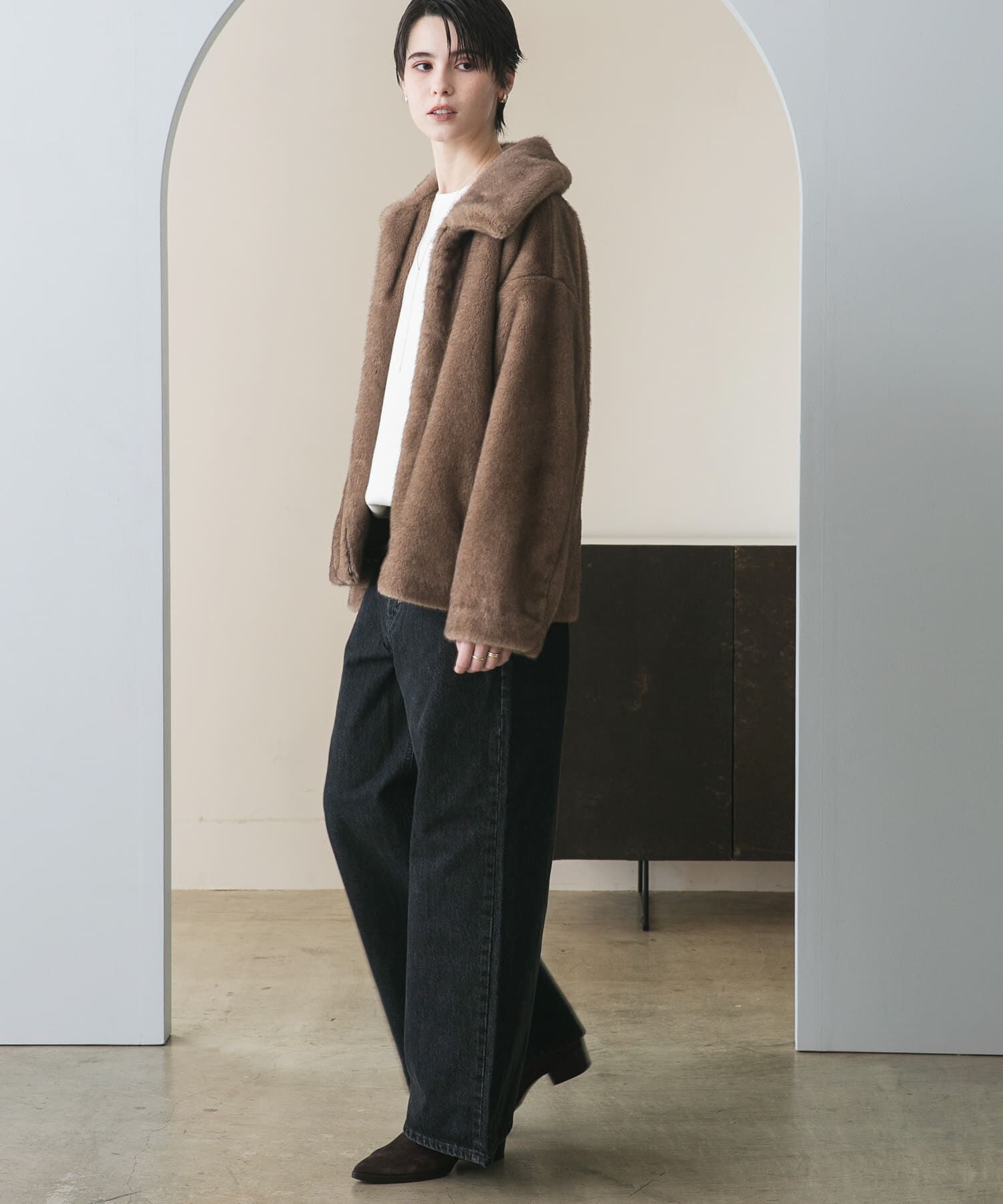 ミンクライクファーブルゾン（URBAN RESEARCH）｜ルミネのファッション