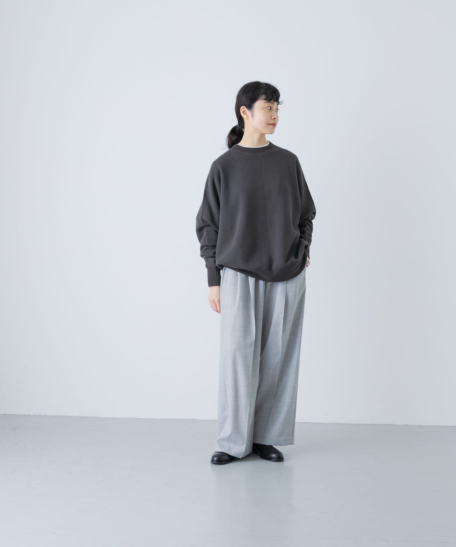 コットンリヨセルスウェットプルオーバー（かぐれ）｜ルミネの