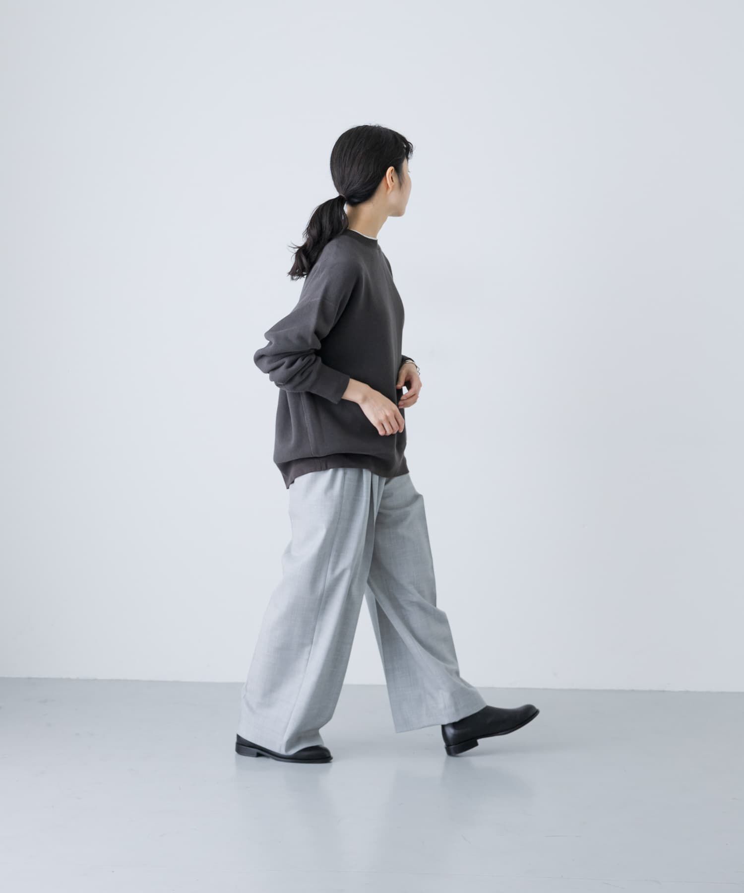 コットンリヨセルスウェットプルオーバー（かぐれ）｜ルミネの