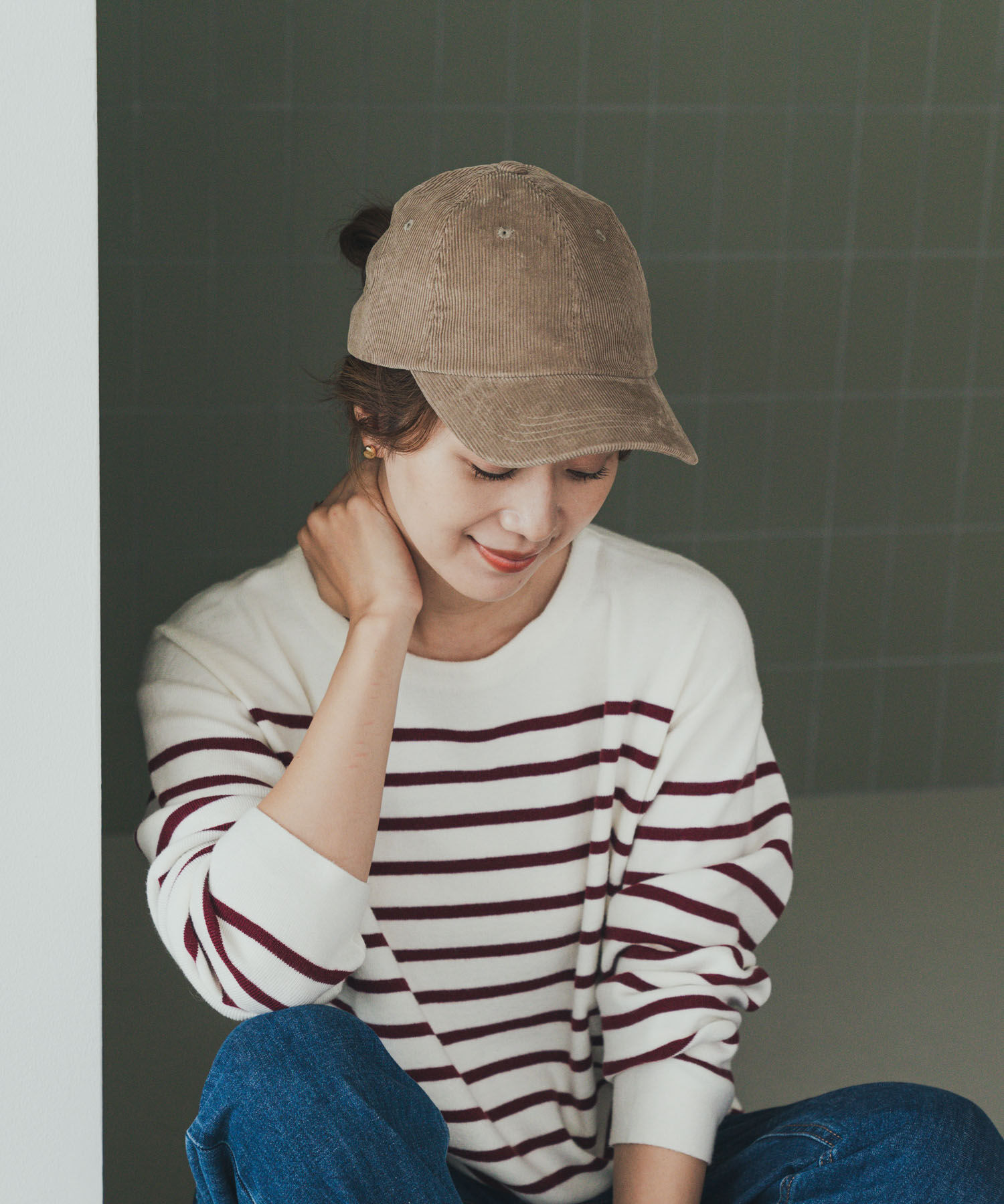 URBAN RESEARCH DOORS「コーデュロイキャップ」|キャップ・キャスケット|グレー系その他