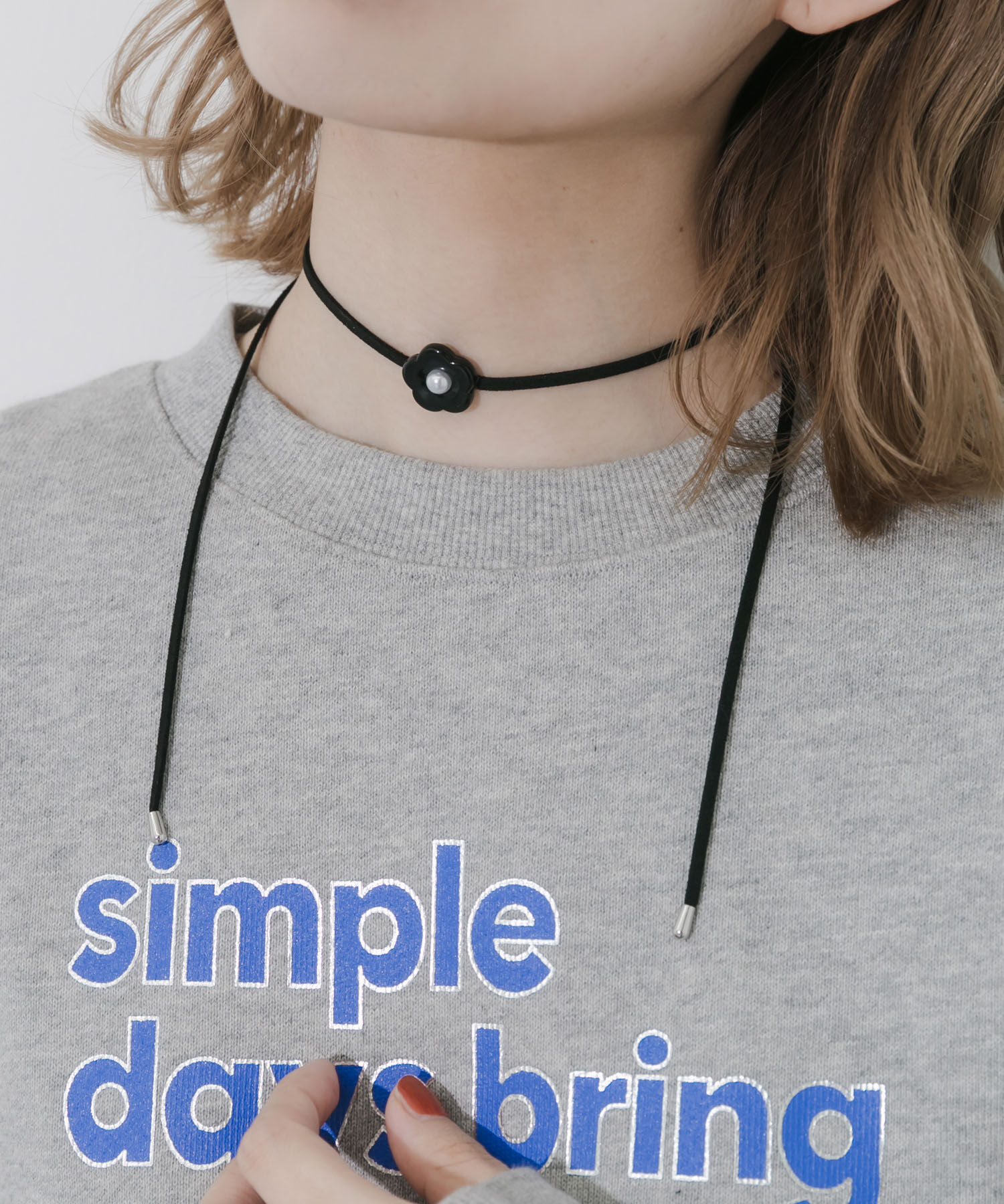 SMELLY「フラワートップチョーカーネックレス」|ネックレス|