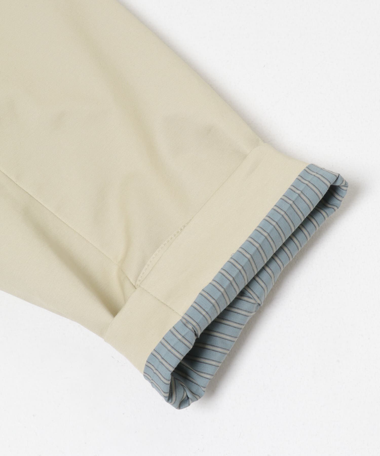 Sonny Label 「異素材衿ショートジャケット」|ノーカラーコート|