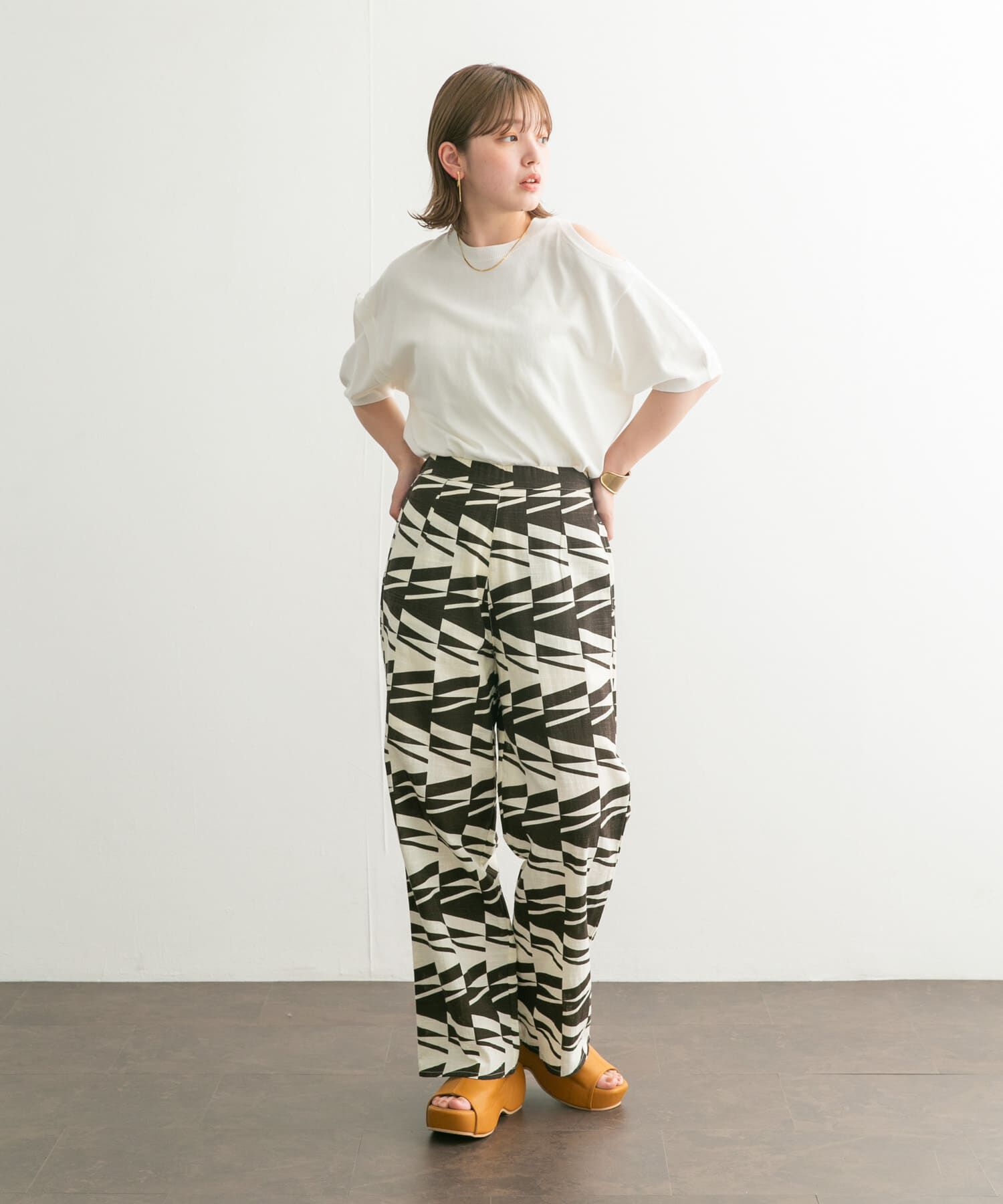  「2WAYカットアウトニット」|ニット・セーター|