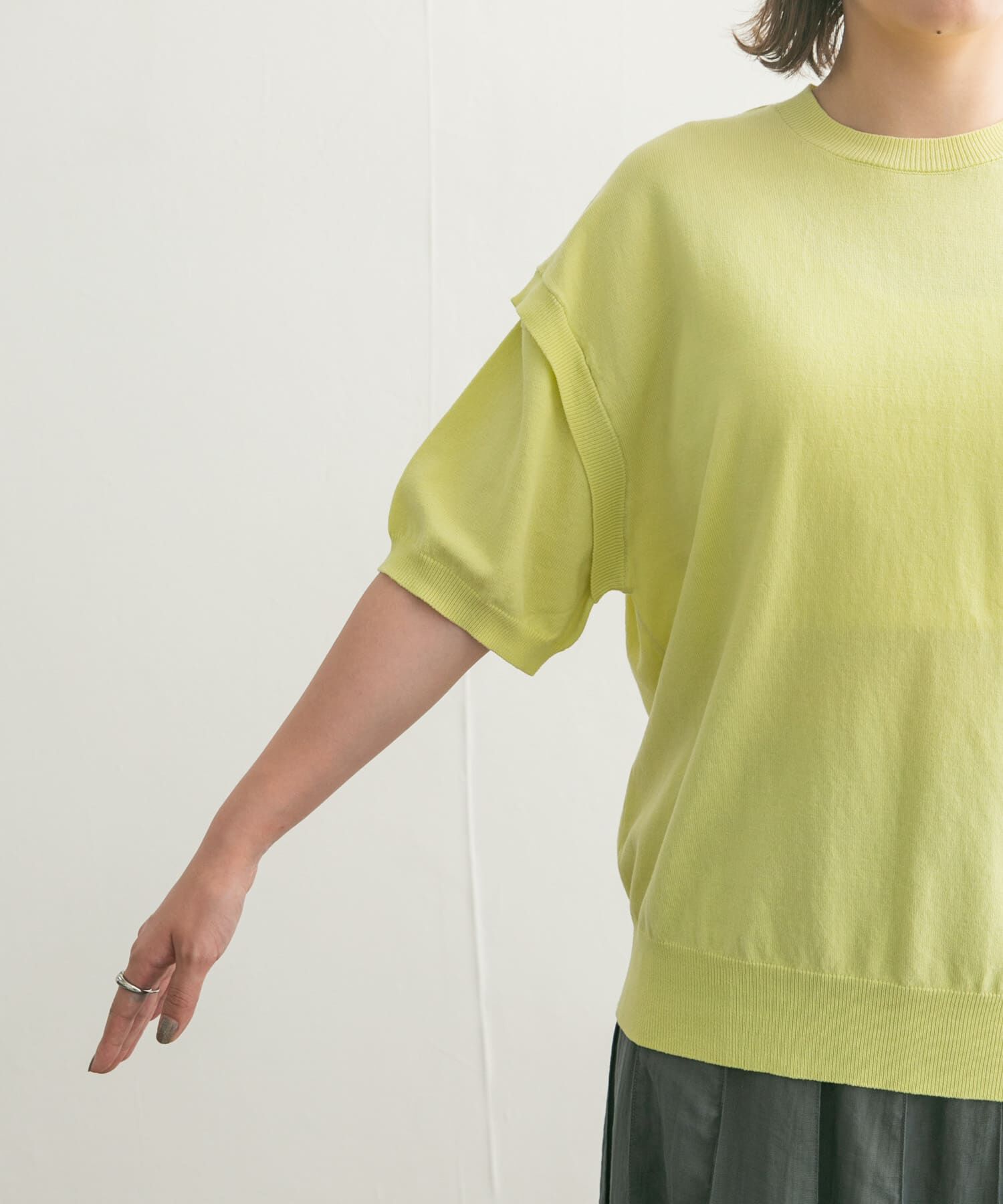  「2WAYカットアウトニット」|ニット・セーター|