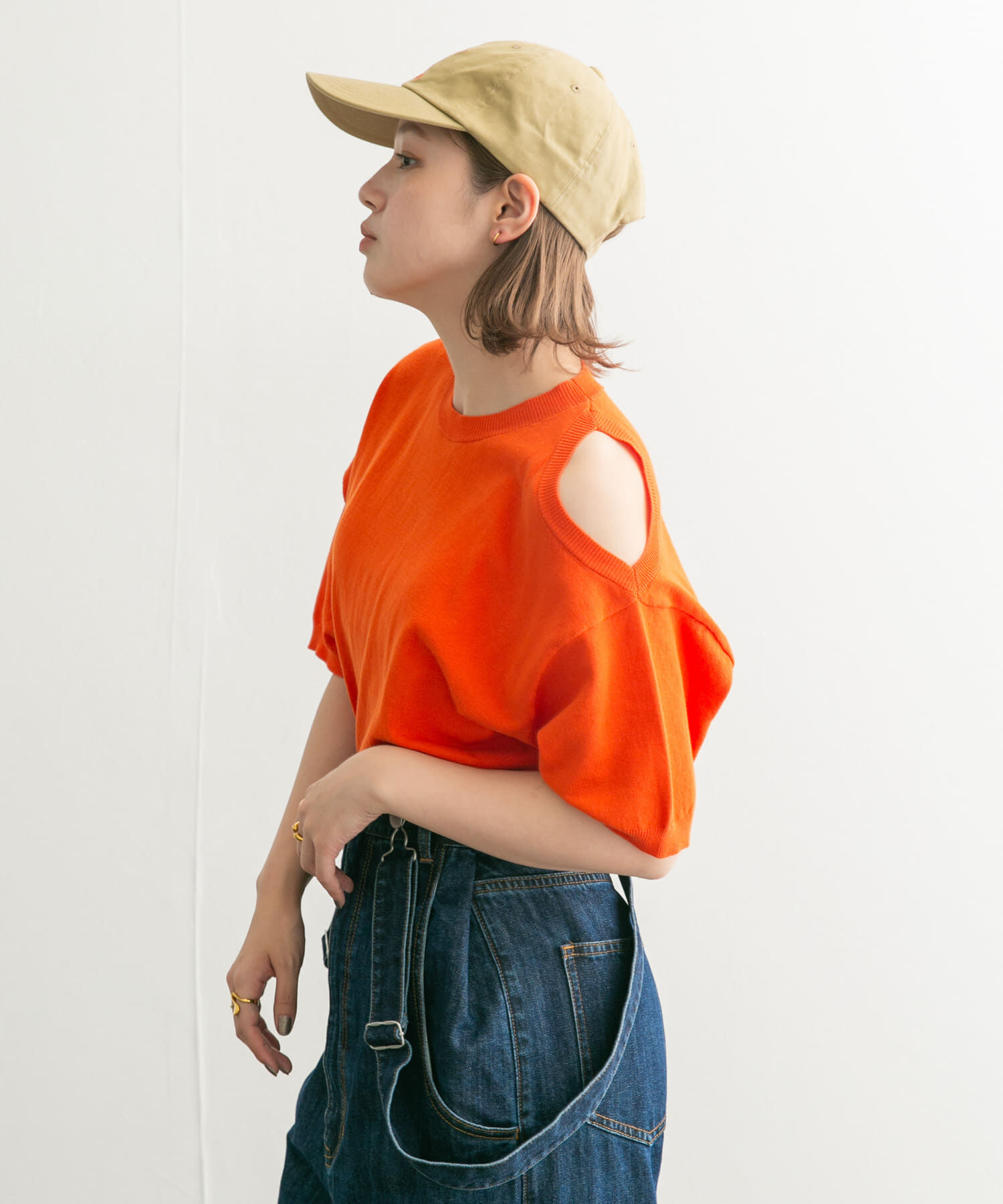  「2WAYカットアウトニット」|ニット・セーター|