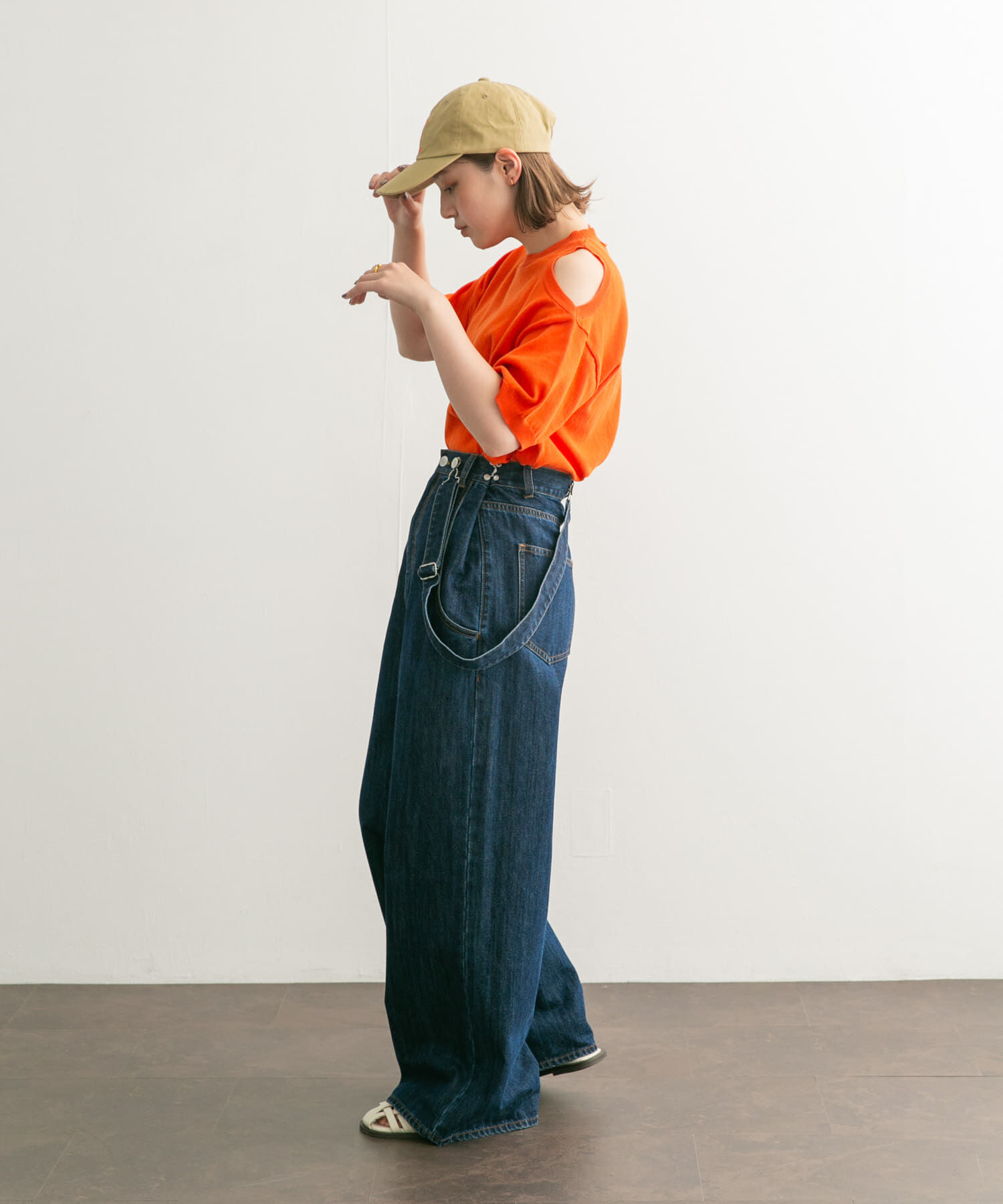  「2WAYカットアウトニット」|ニット・セーター|