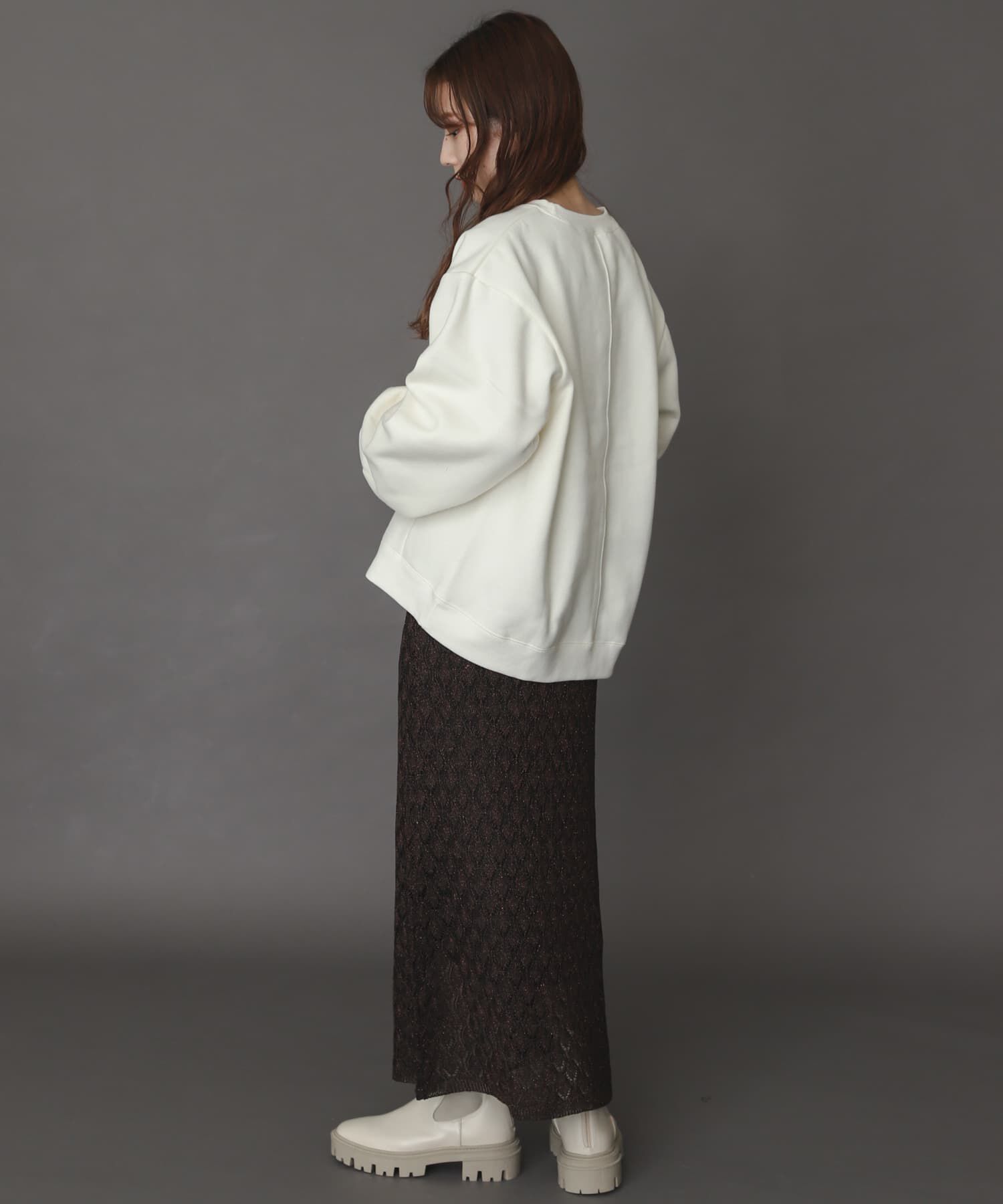 SENSE OF PLACE by URBAN RESEARCH「スカシアミメランジロングスカート」|スカート|