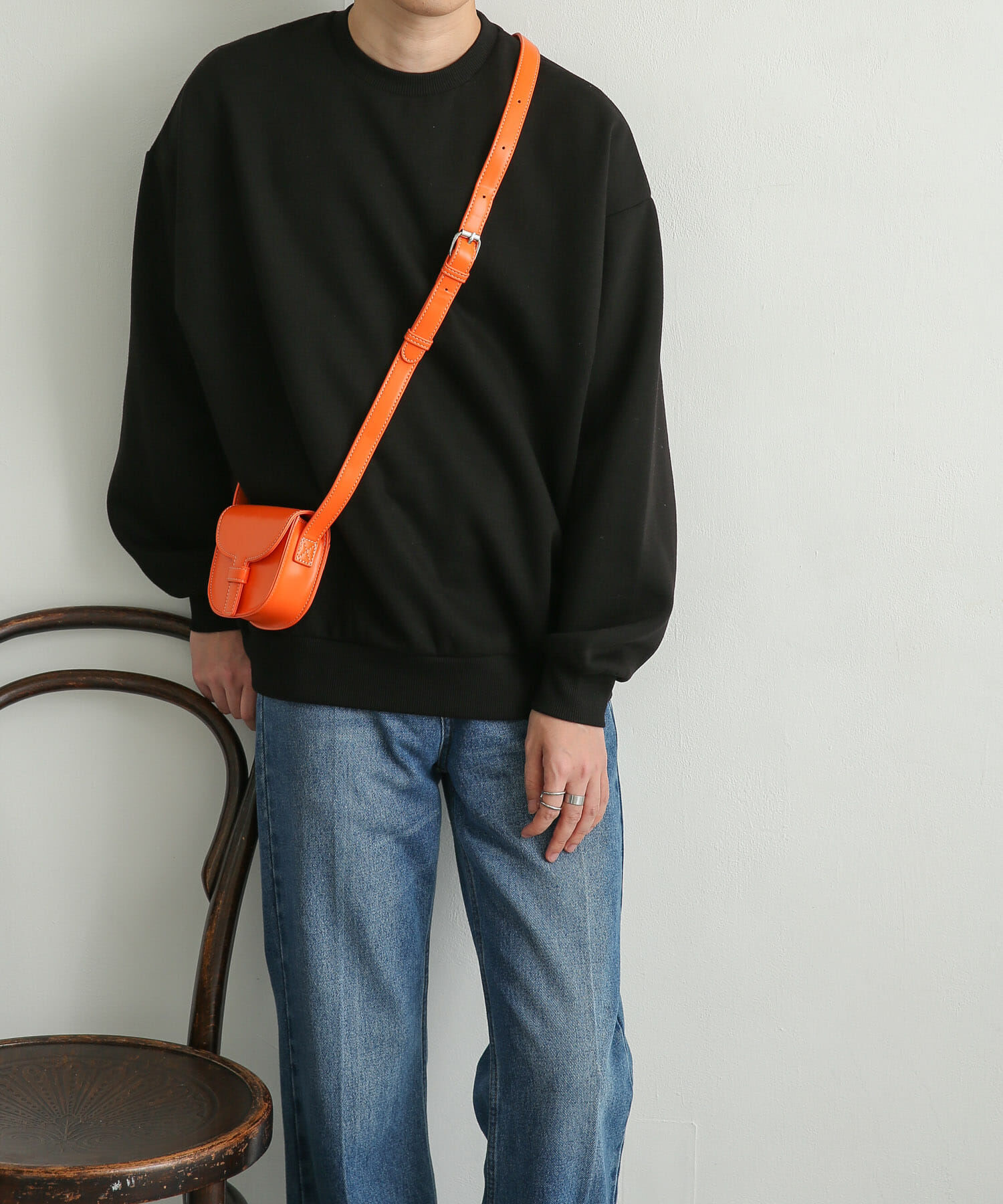 SENSE OF PLACE by URBAN RESEARCH「『ユニセックス』フェイクレザーフラップミニショルダー」|ショルダー・メッセンジャー|