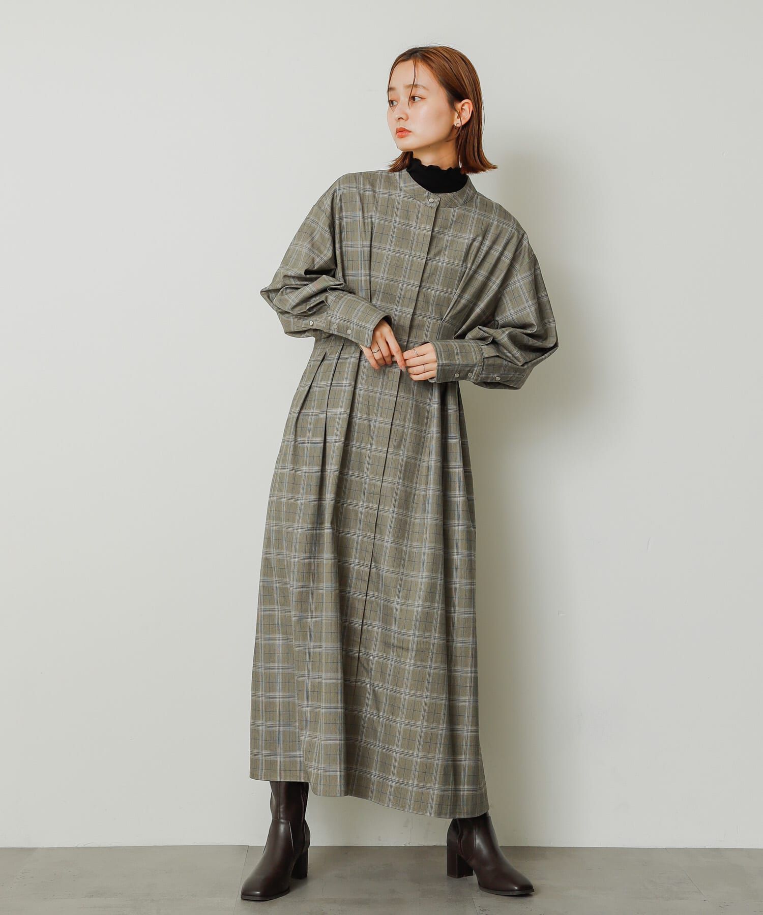 SENSE OF PLACE by URBAN RESEARCH「『COMPACT/低身長向けｻｲｽﾞ展開あり』ｳｴｽﾄﾀｯｸﾌﾚｱｼｬﾂﾜﾝ  」|ワンピース|