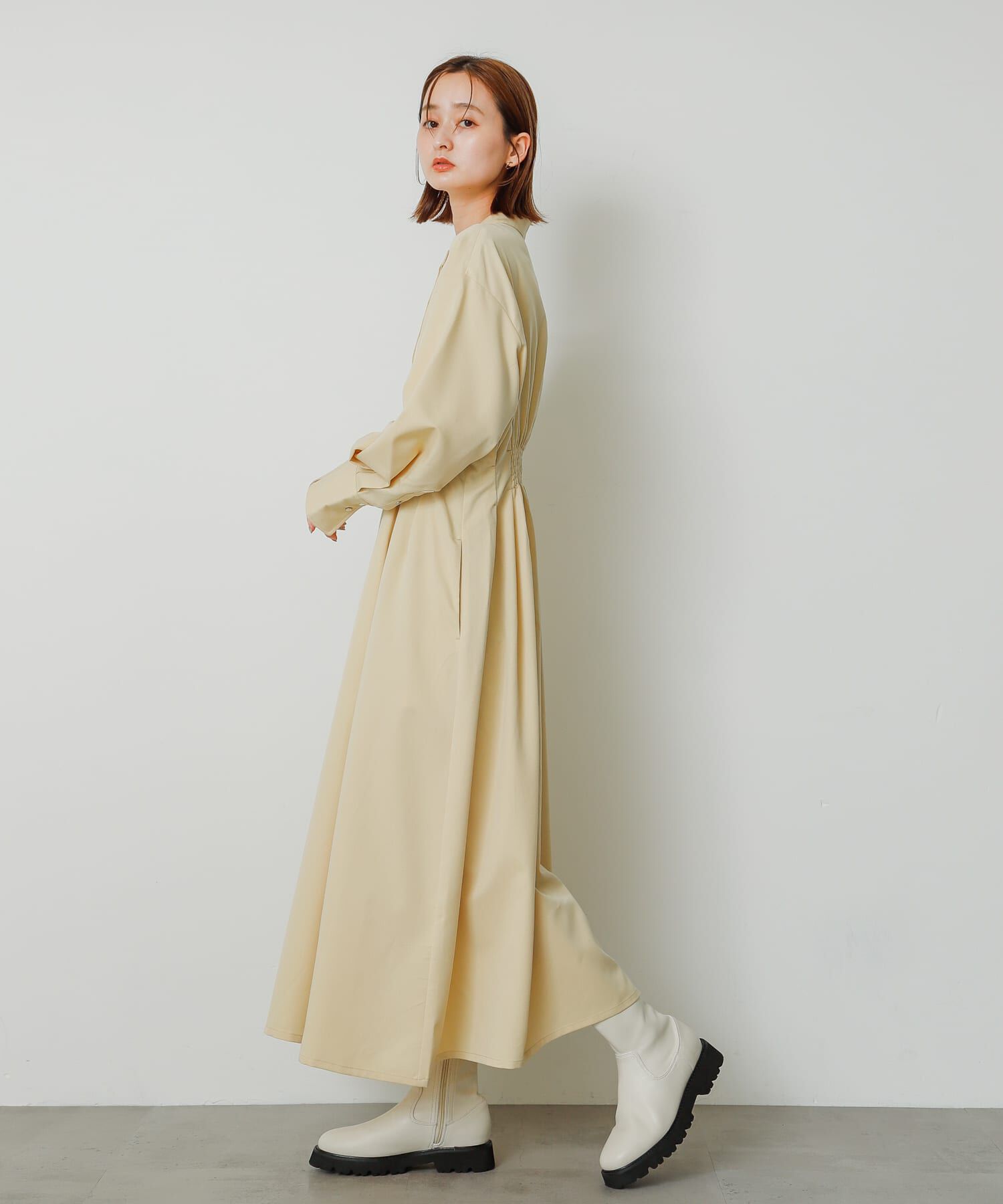 SENSE OF PLACE by URBAN RESEARCH「『COMPACT/低身長向けｻｲｽﾞ展開あり』ｳｴｽﾄﾀｯｸﾌﾚｱｼｬﾂﾜﾝ  」|ワンピース|