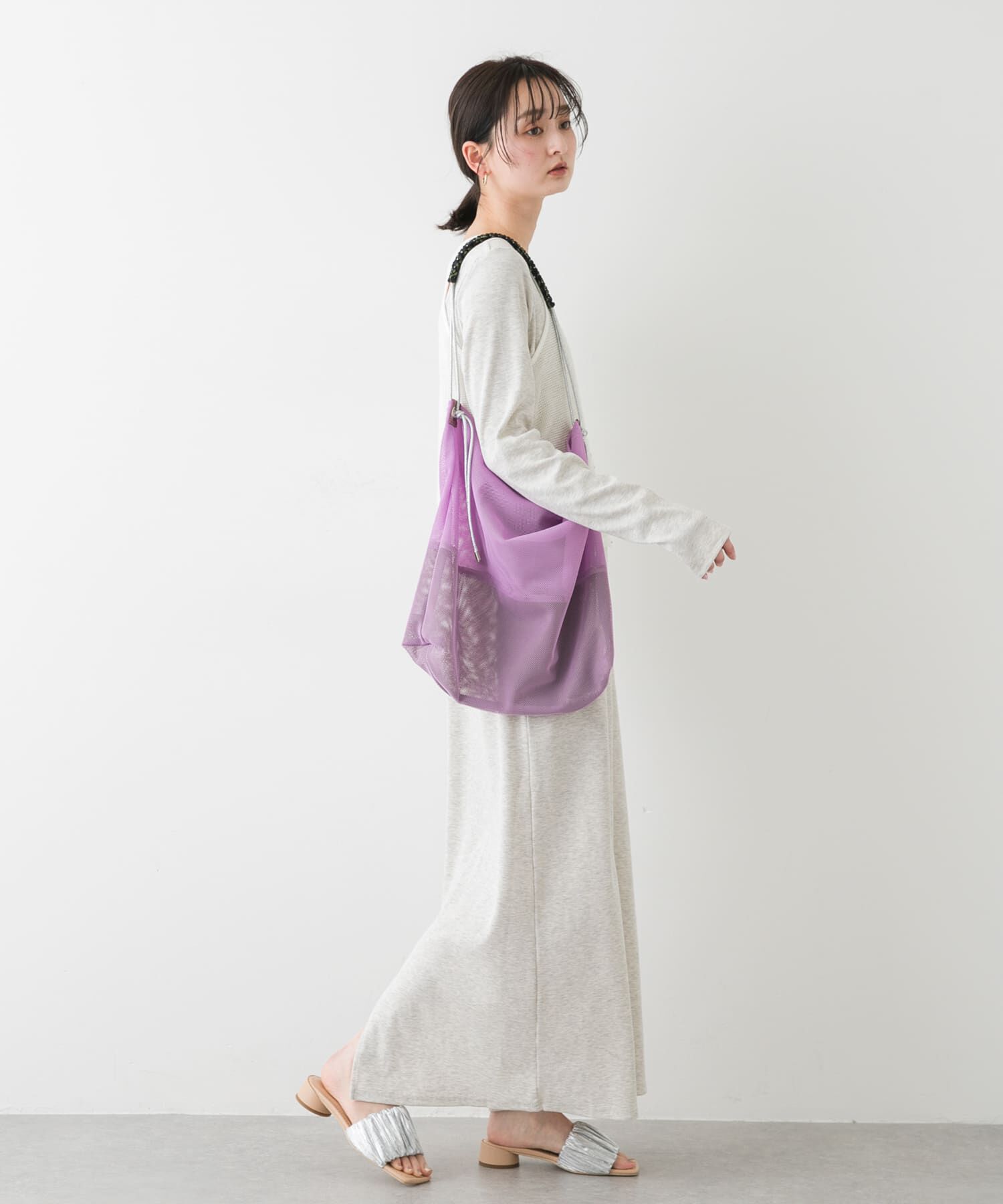 SENSE OF PLACE by URBAN RESEARCH「パラコードハンドルメッシュバッグ」|ショルダー・メッセンジャー|