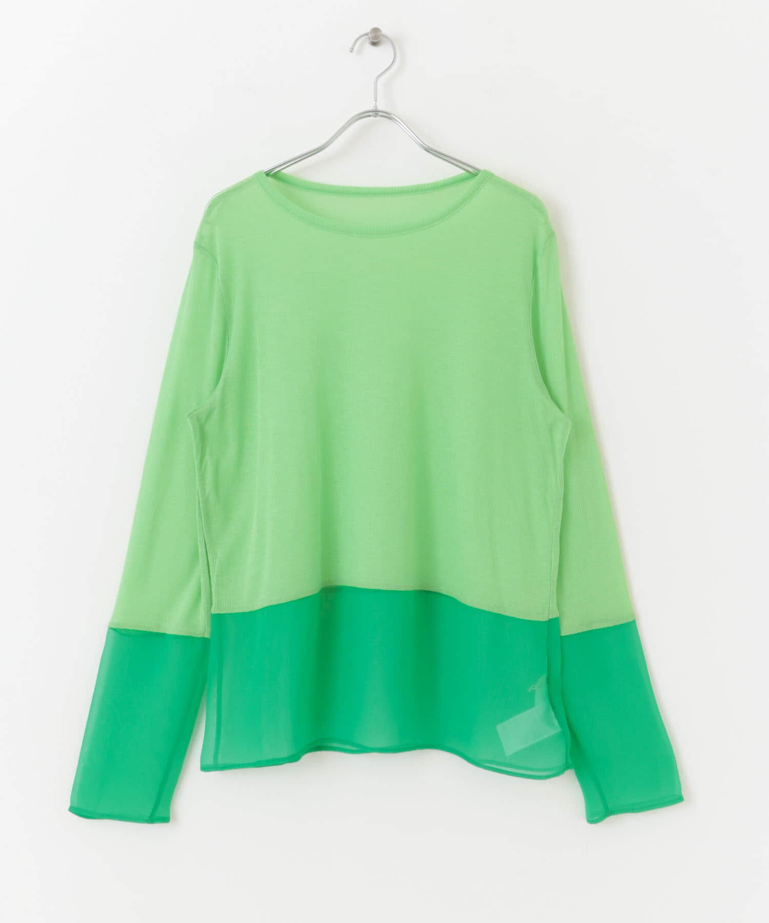 SENSE OF PLACE by URBAN RESEARCH「シアーキリカエ長袖トップス」|Tシャツ・カットソー|