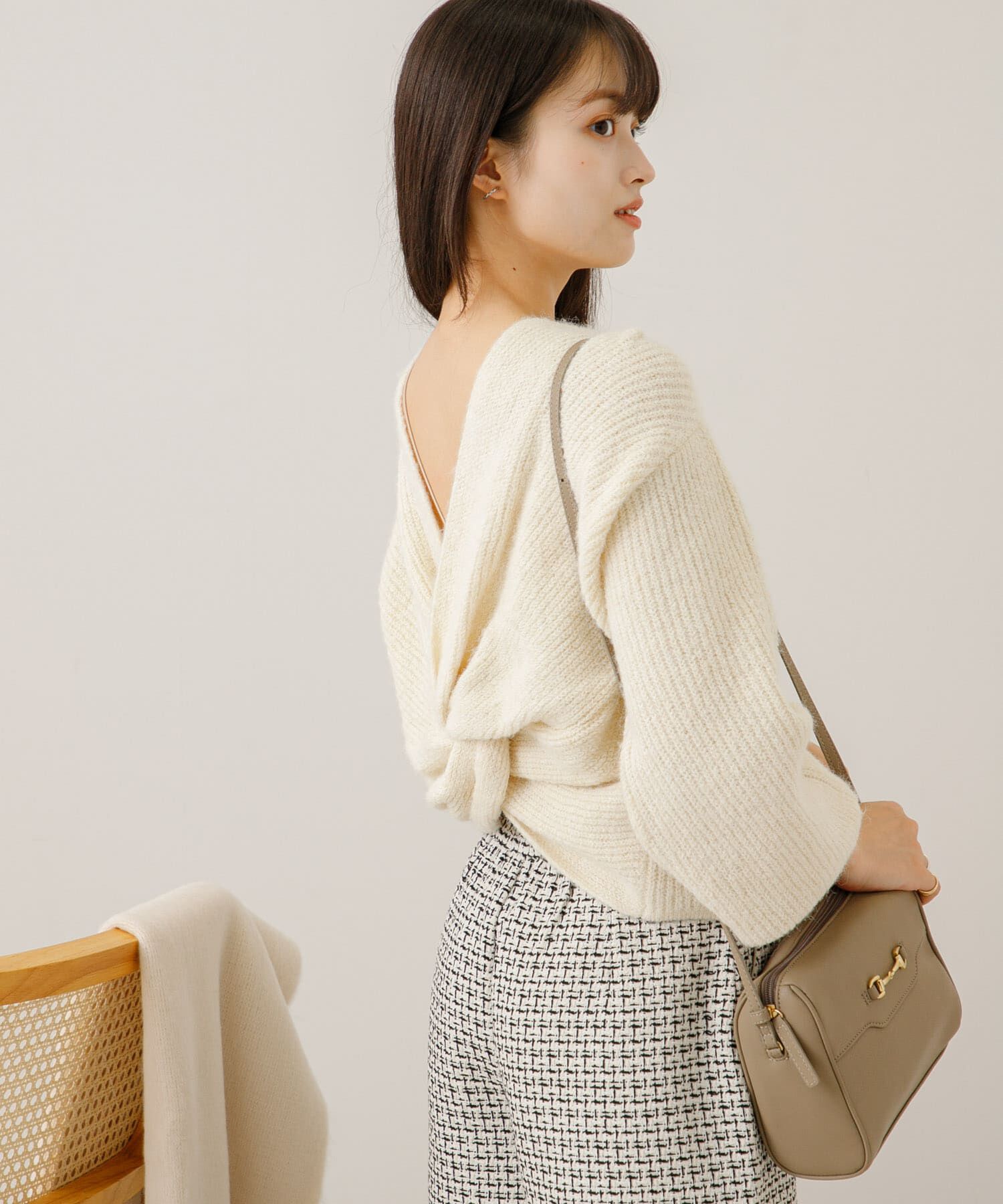 SENSE OF PLACE by URBAN RESEARCH「2WAYツイストデザインセーター」|ニット・セーター|