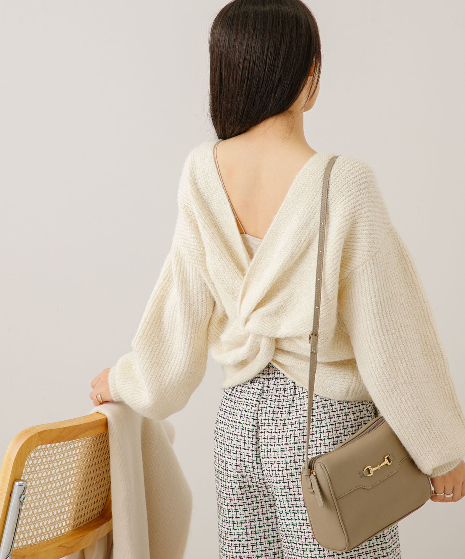 SENSE OF PLACE by URBAN RESEARCH「2WAYツイストデザインセーター」|ニット・セーター|