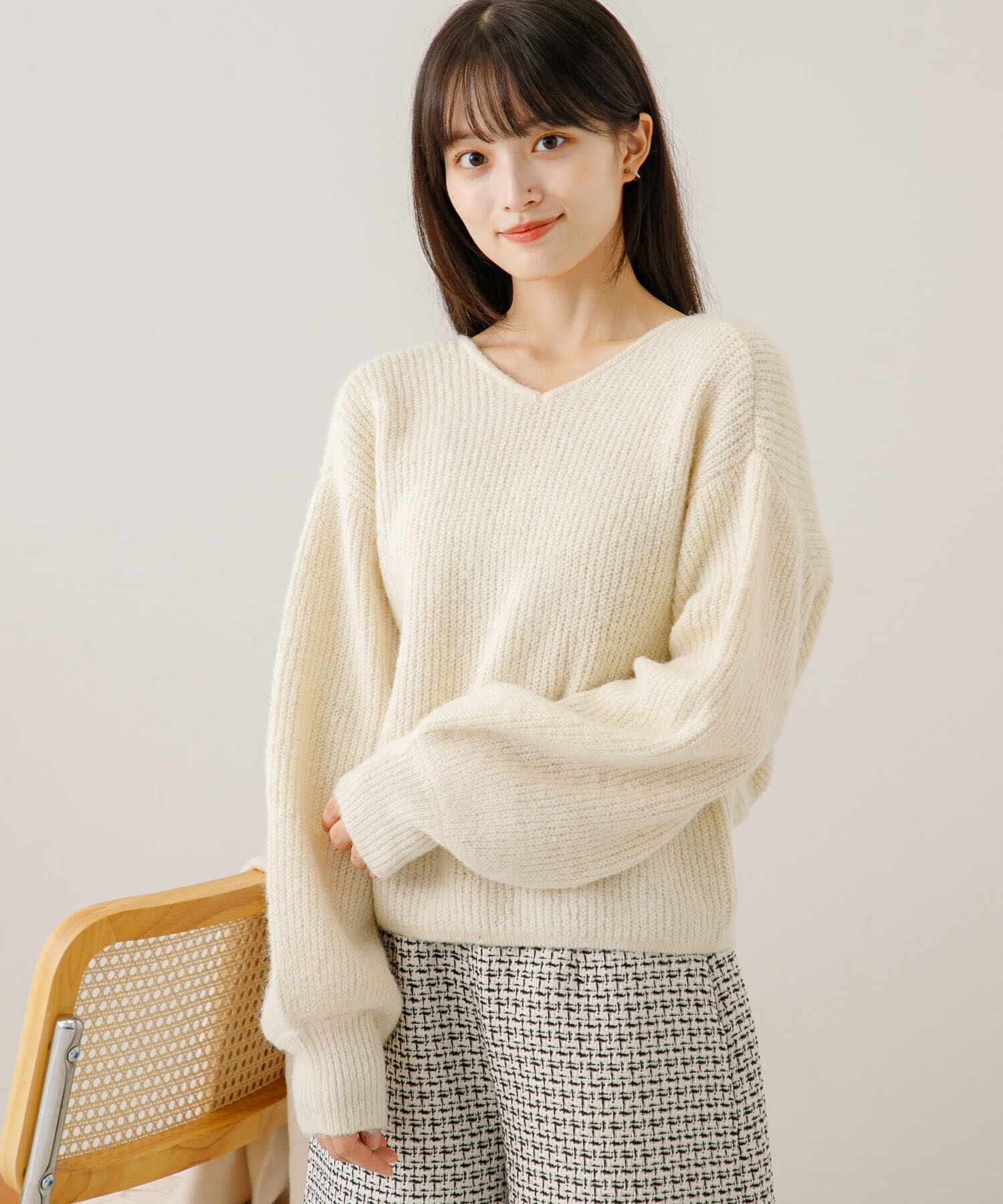 SENSE OF PLACE by URBAN RESEARCH「2WAYツイストデザインセーター」|ニット・セーター|