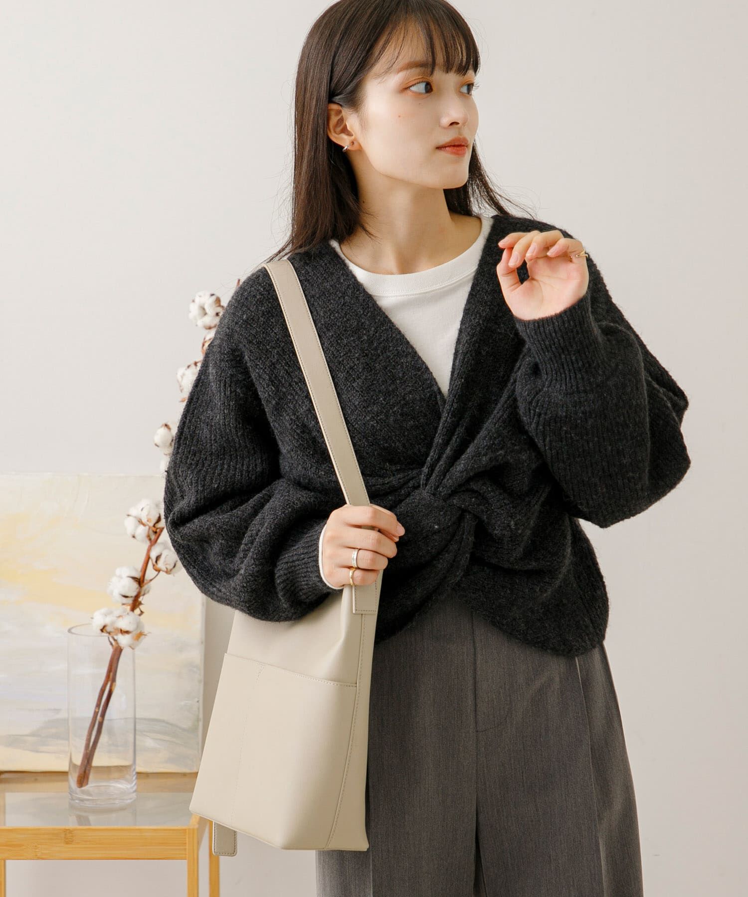 SENSE OF PLACE by URBAN RESEARCH「2WAYツイストデザインセーター」|ニット・セーター|