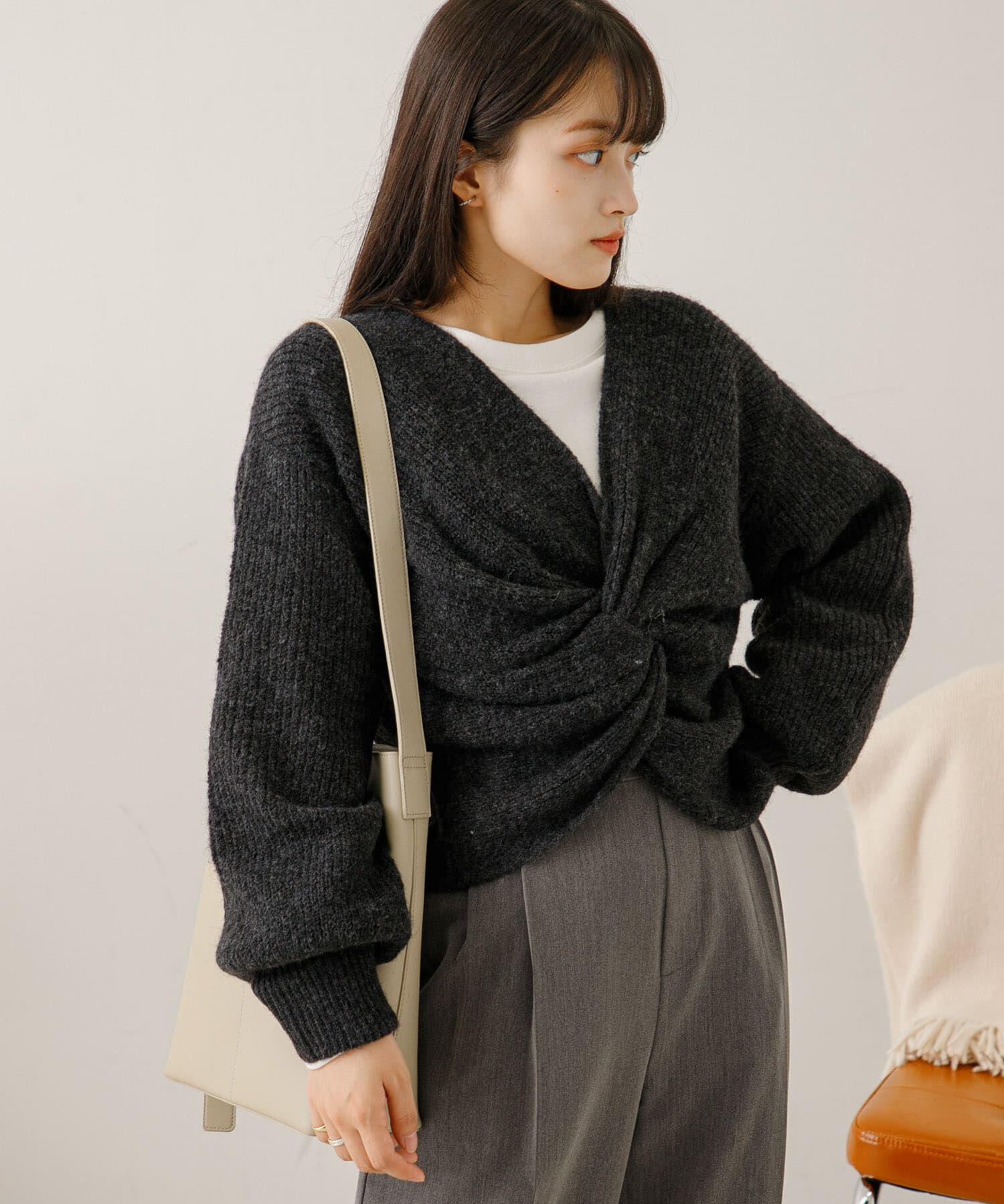 SENSE OF PLACE by URBAN RESEARCH「2WAYツイストデザインセーター」|ニット・セーター|