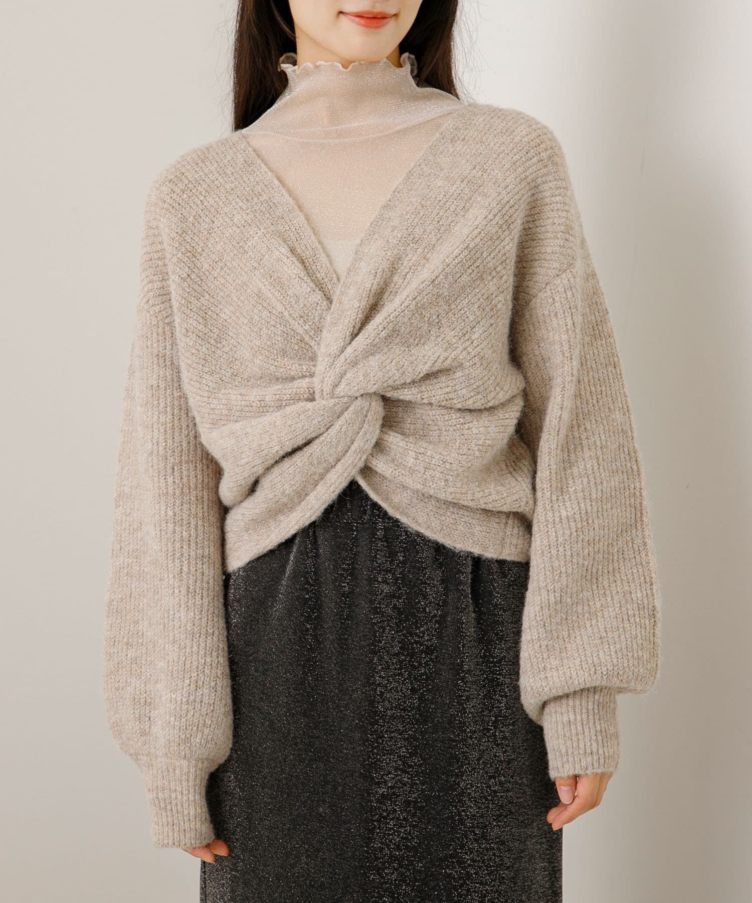 SENSE OF PLACE by URBAN RESEARCH「2WAYツイストデザインセーター」|ニット・セーター|