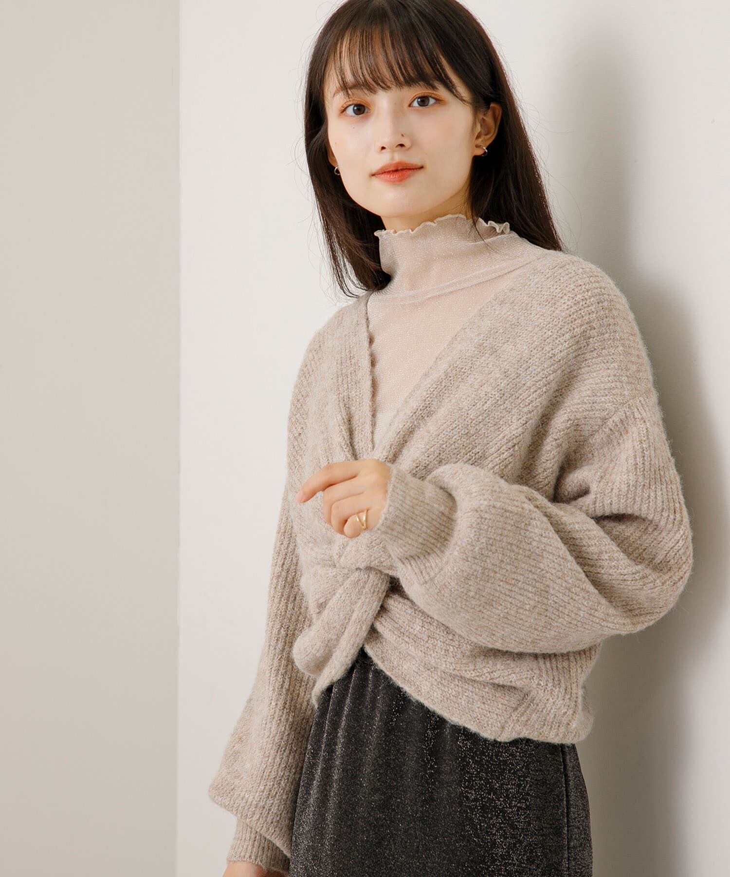 SENSE OF PLACE by URBAN RESEARCH「2WAYツイストデザインセーター」|ニット・セーター|