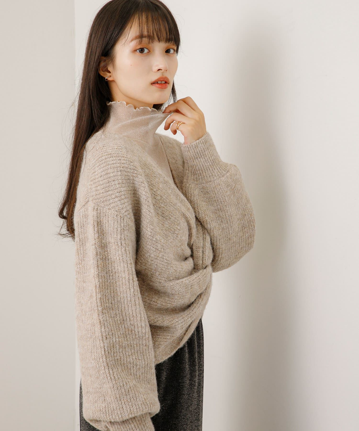 SENSE OF PLACE by URBAN RESEARCH「2WAYツイストデザインセーター」|ニット・セーター|