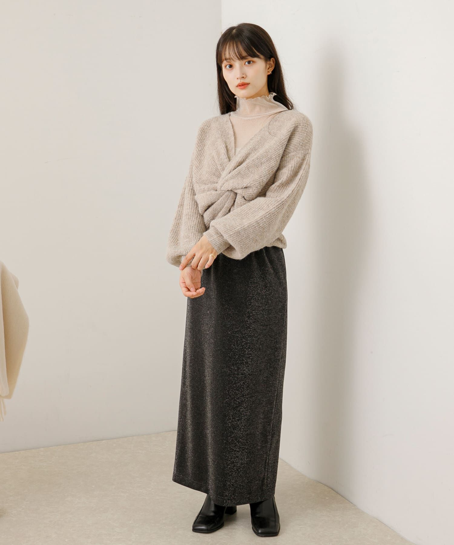 SENSE OF PLACE by URBAN RESEARCH「2WAYツイストデザインセーター」|ニット・セーター|