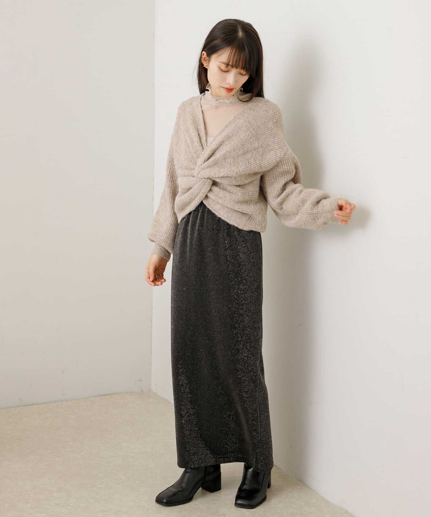 SENSE OF PLACE by URBAN RESEARCH「2WAYツイストデザインセーター」|ニット・セーター|