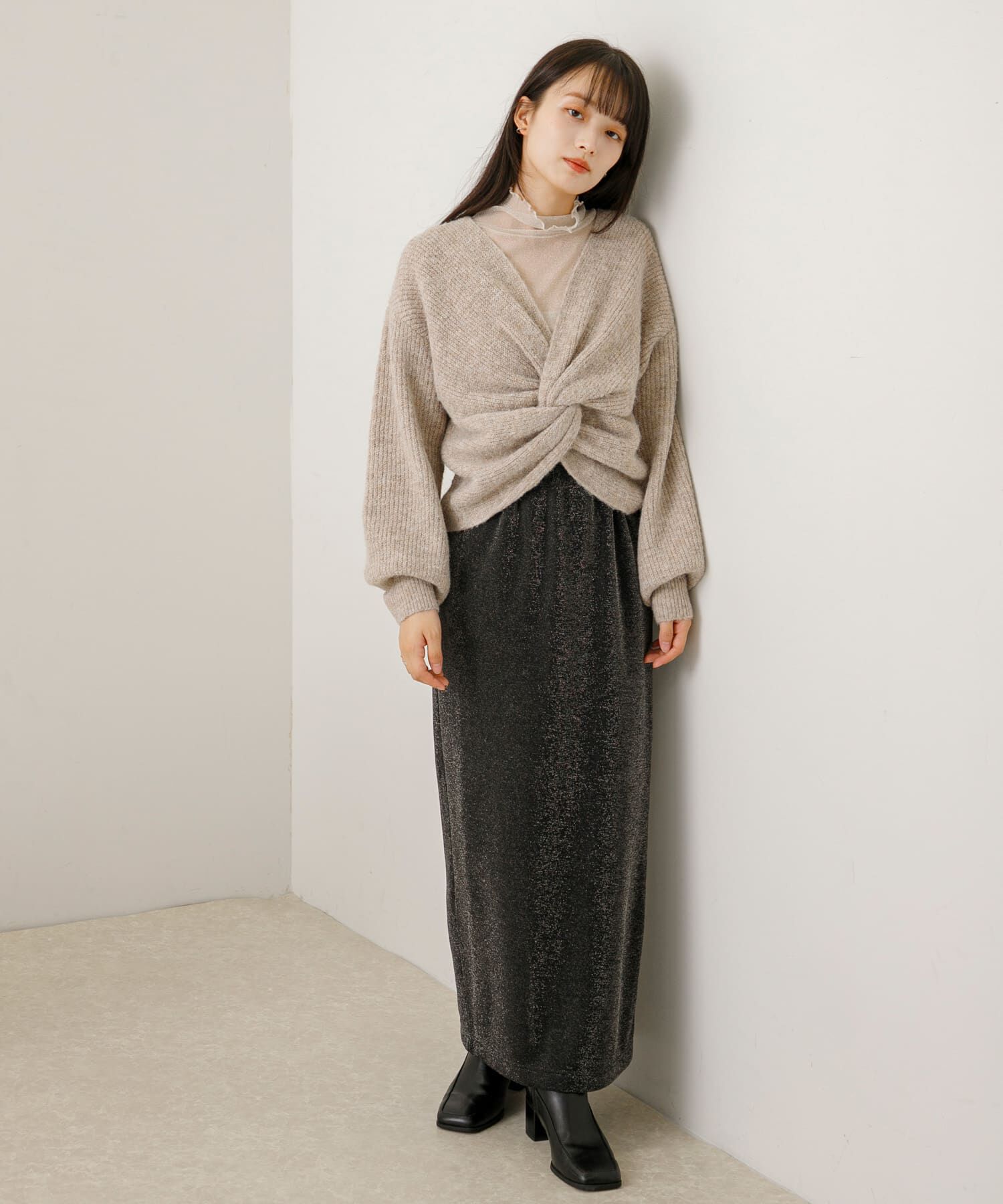 SENSE OF PLACE by URBAN RESEARCH「2WAYツイストデザインセーター」|ニット・セーター|