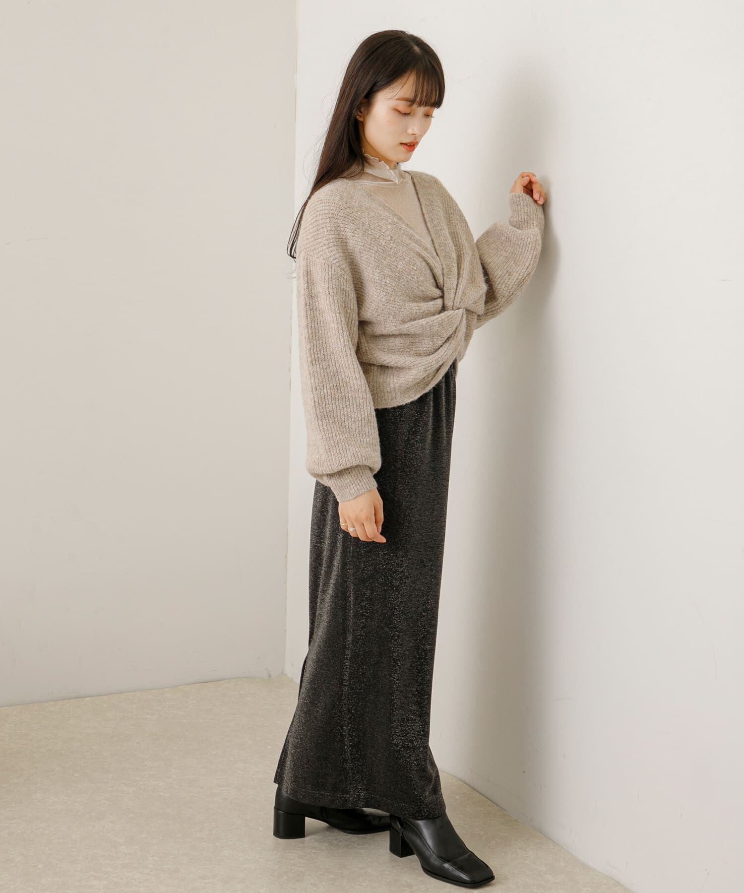 SENSE OF PLACE by URBAN RESEARCH「2WAYツイストデザインセーター」|ニット・セーター|