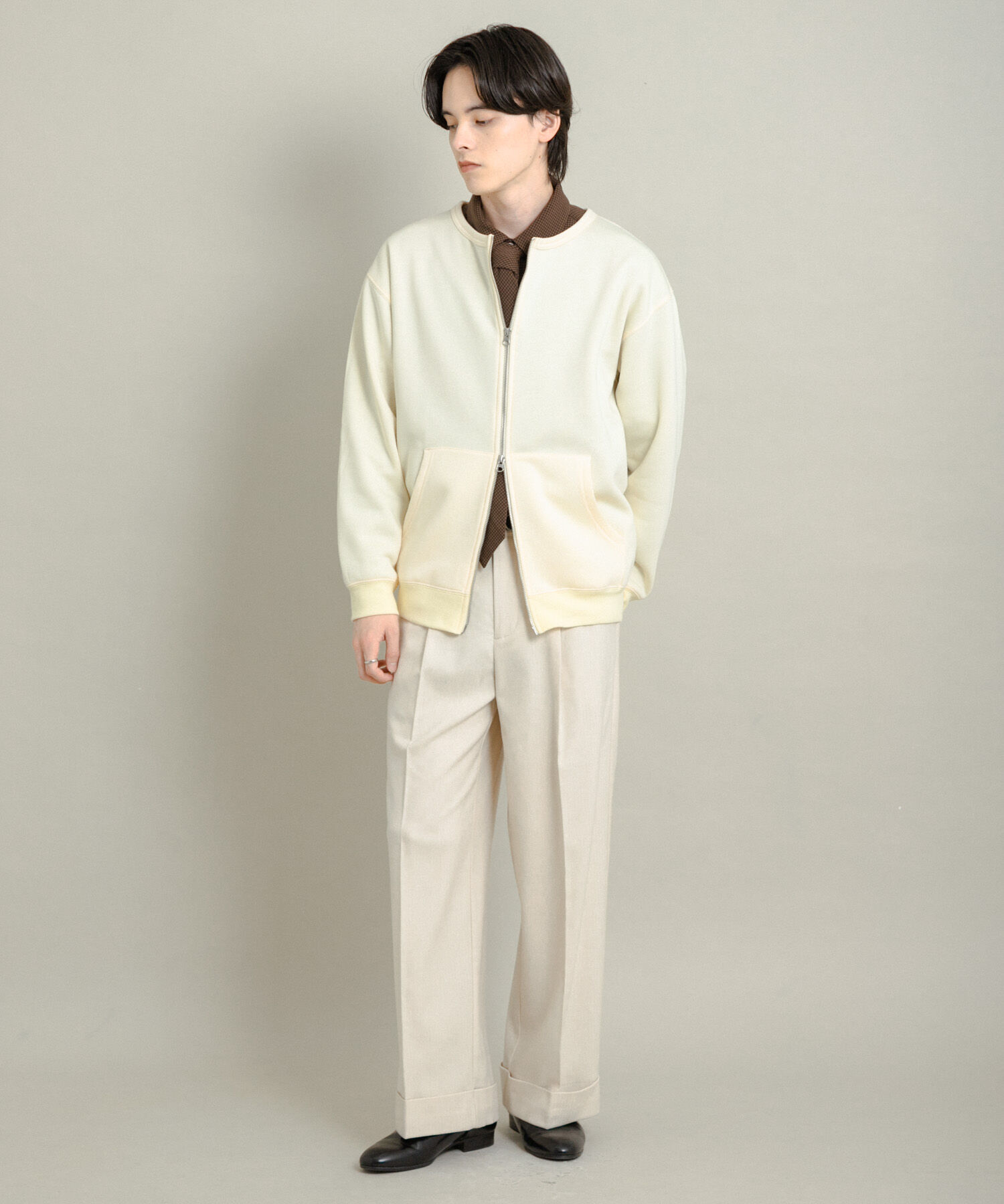 SENSE OF PLACE by URBAN RESEARCH「ウラキモウクルーネックジップスウェット」|スウェット・ジャージ|