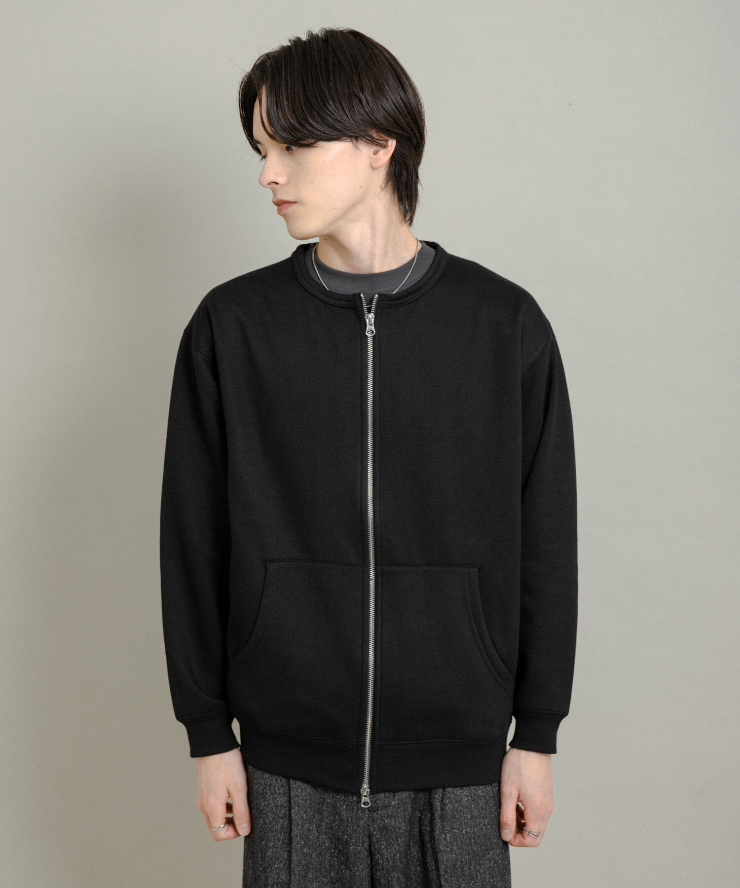 SENSE OF PLACE by URBAN RESEARCH「ウラキモウクルーネックジップスウェット」|スウェット・ジャージ|