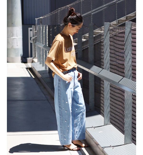 le.coeur blanc「《手洗い可能》Lumiere d' espoir.ロゴTシャツ」|Tシャツ・カットソー|