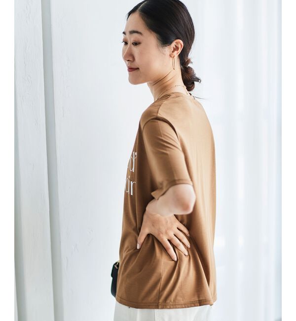 le.coeur blanc「《手洗い可能》Lumiere d' espoir.ロゴTシャツ」|Tシャツ・カットソー|